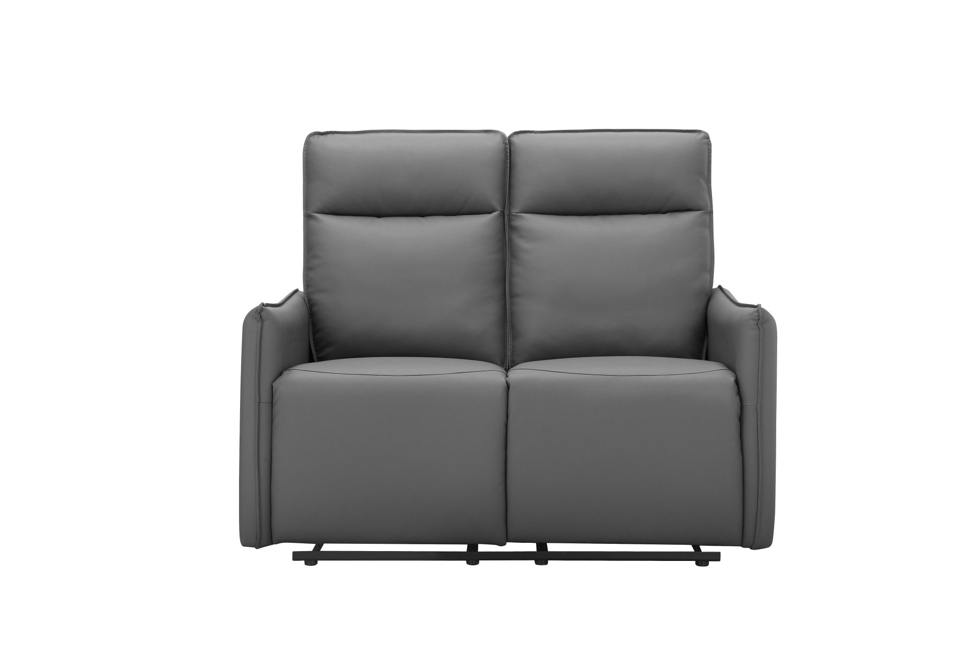 Dorel Home 2-Sitzer "Lugo, Kinosofa mit Reclinerfunktion in Kunstleder und Webstoff" mit manueller Relaxfunktion in beiden Sitzen