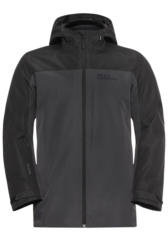 Jack Wolfskin 3-in-1-Funktionsjacke »TAUBENBERG 3IN1 JKT M«, mit Kapuze
