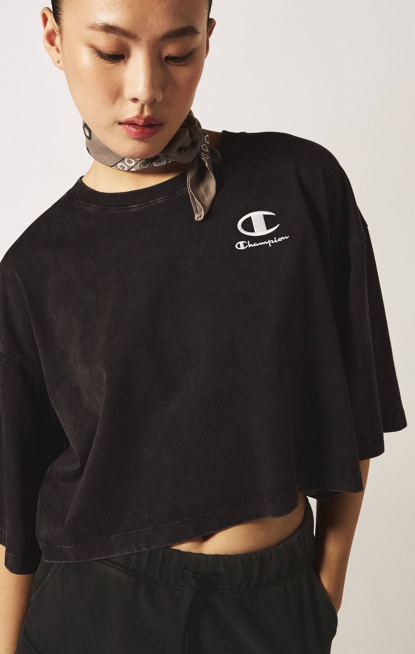 Image of Champion T-Shirt Kurzarm-Design, mit Rundhalsausschnitt, aus Baumwolle
