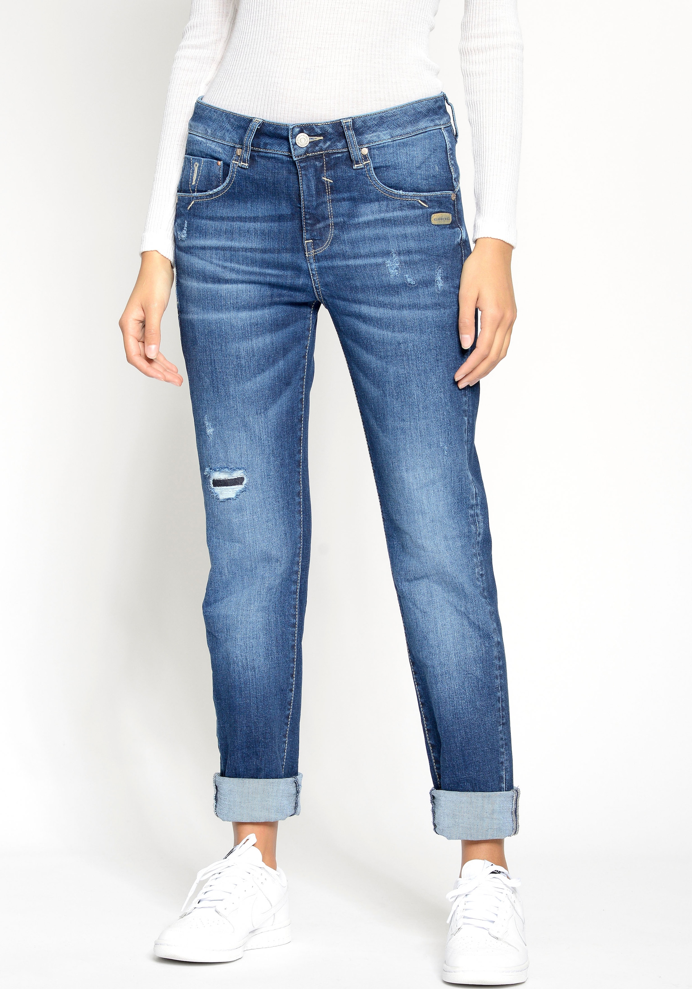 ♕ GANG Straight-Jeans »94RUBINA« kaufen versandkostenfrei
