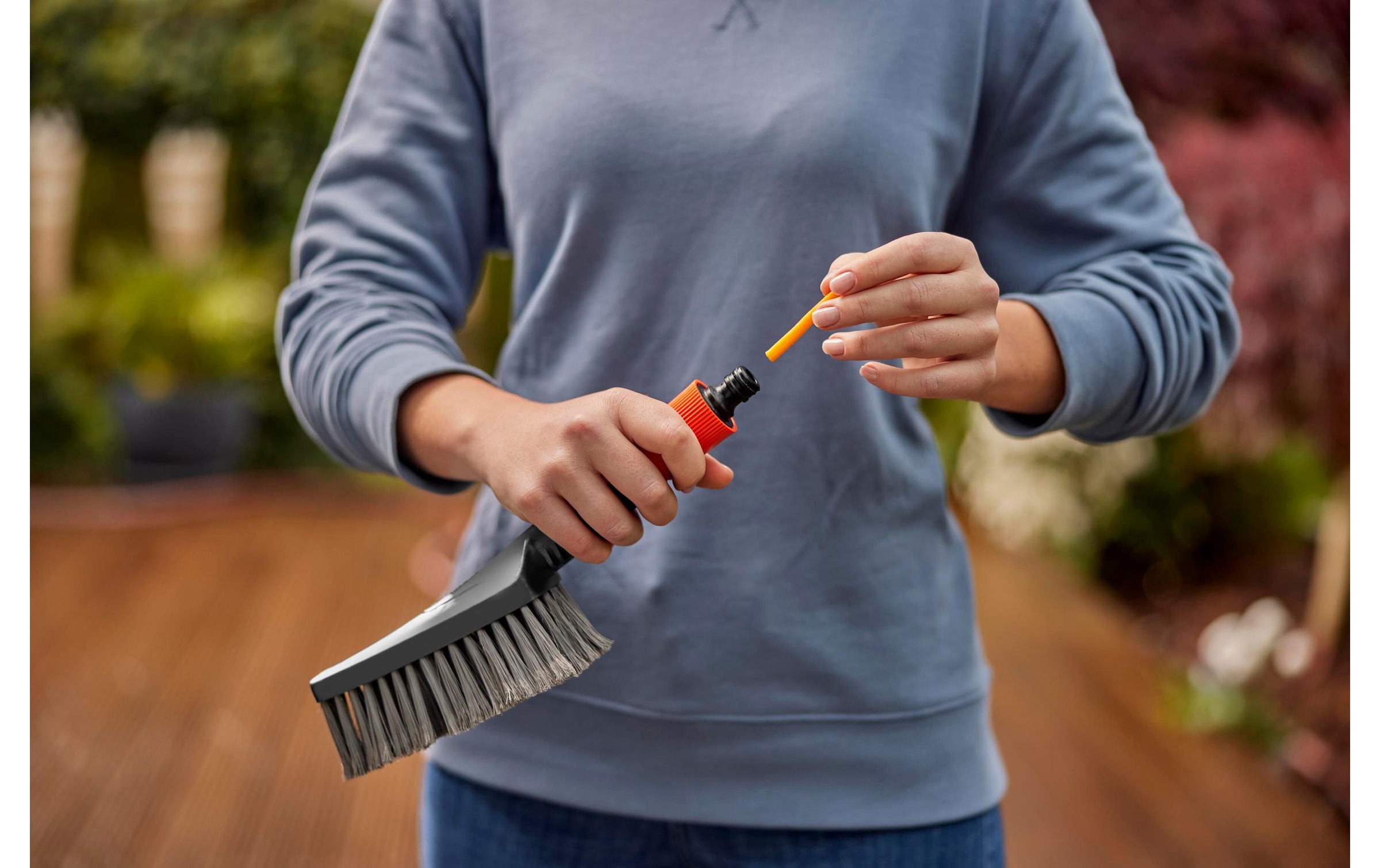GARDENA Gartenpflege-Set »Wasch-Set mit Handbürste S soft«