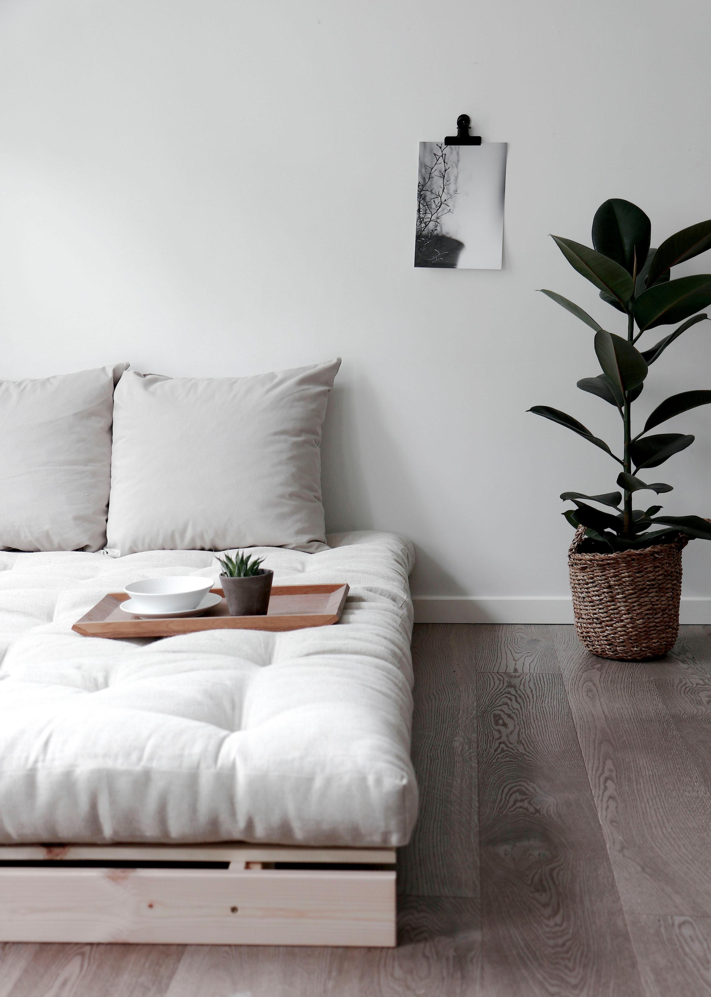 Karup Design Daybed »Roots 140 Schlafsofa, Gästebett, Sofa mit Futonmatratze«, Inkl. Futonmatratze, Liegefläche 140x200 cm, FSC® zertifizierte Kiefer