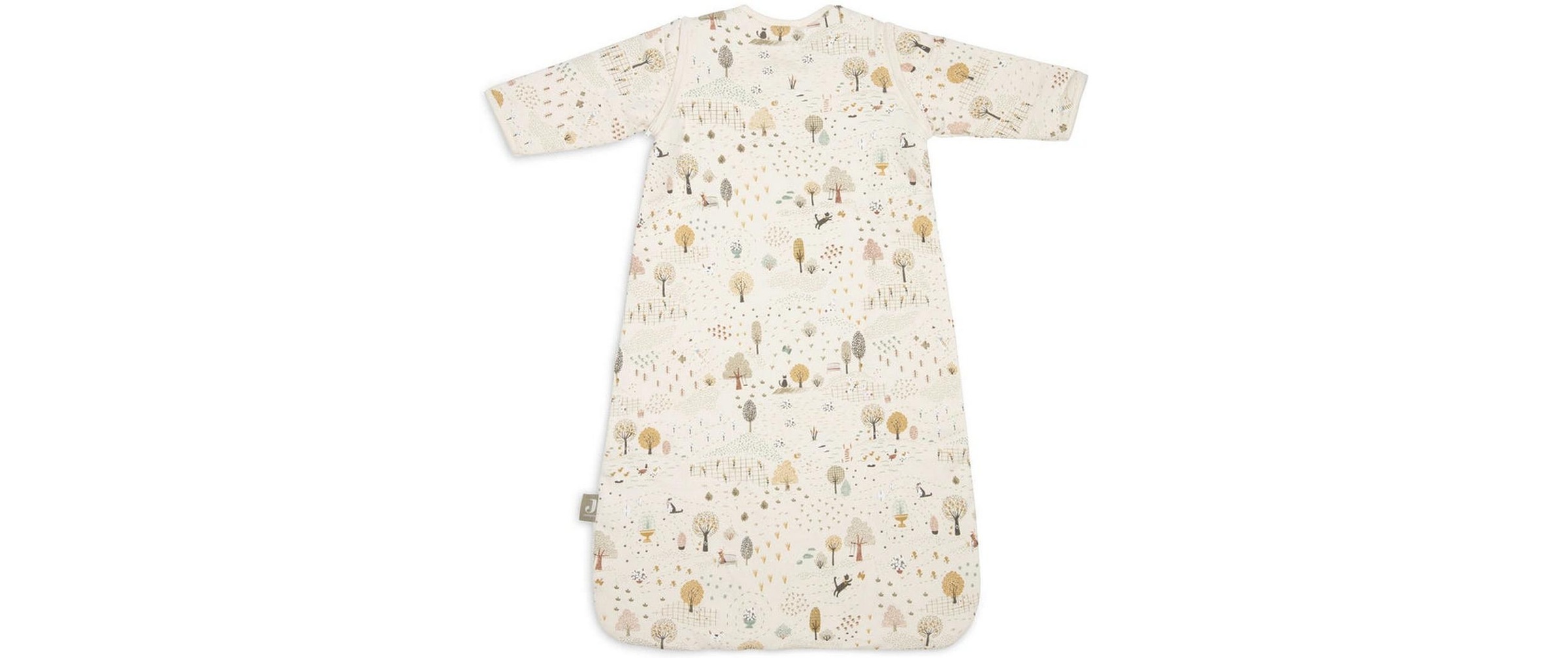 Jollein Babyschlafsack »Tiny Park 90 cm« Gefütterter Schlafsack mit abnehmbaren Ärmeln