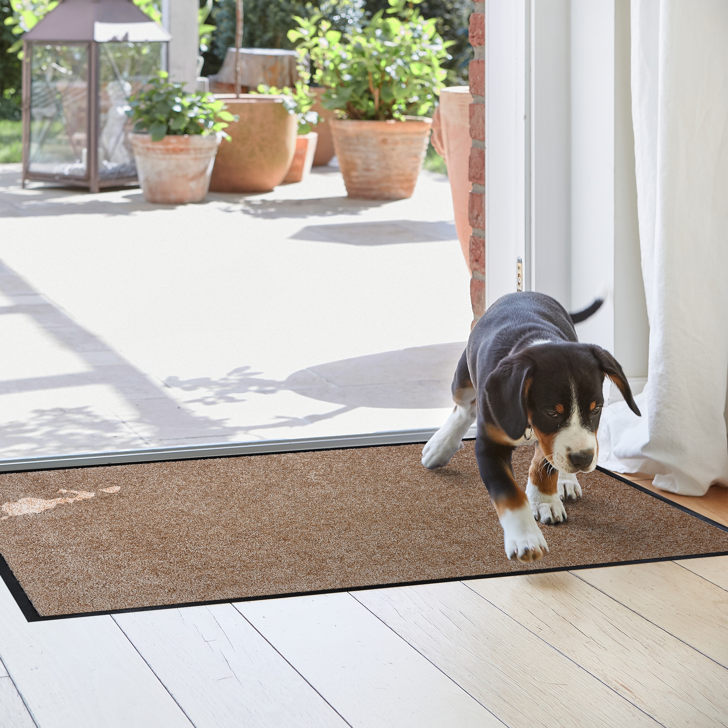 ASTRA »Proper Tex 618« Rectangulaire 9 mm Höhe tapis anti-saleté, aussi comme coureur, lavable, adapté intérieur et extérieur