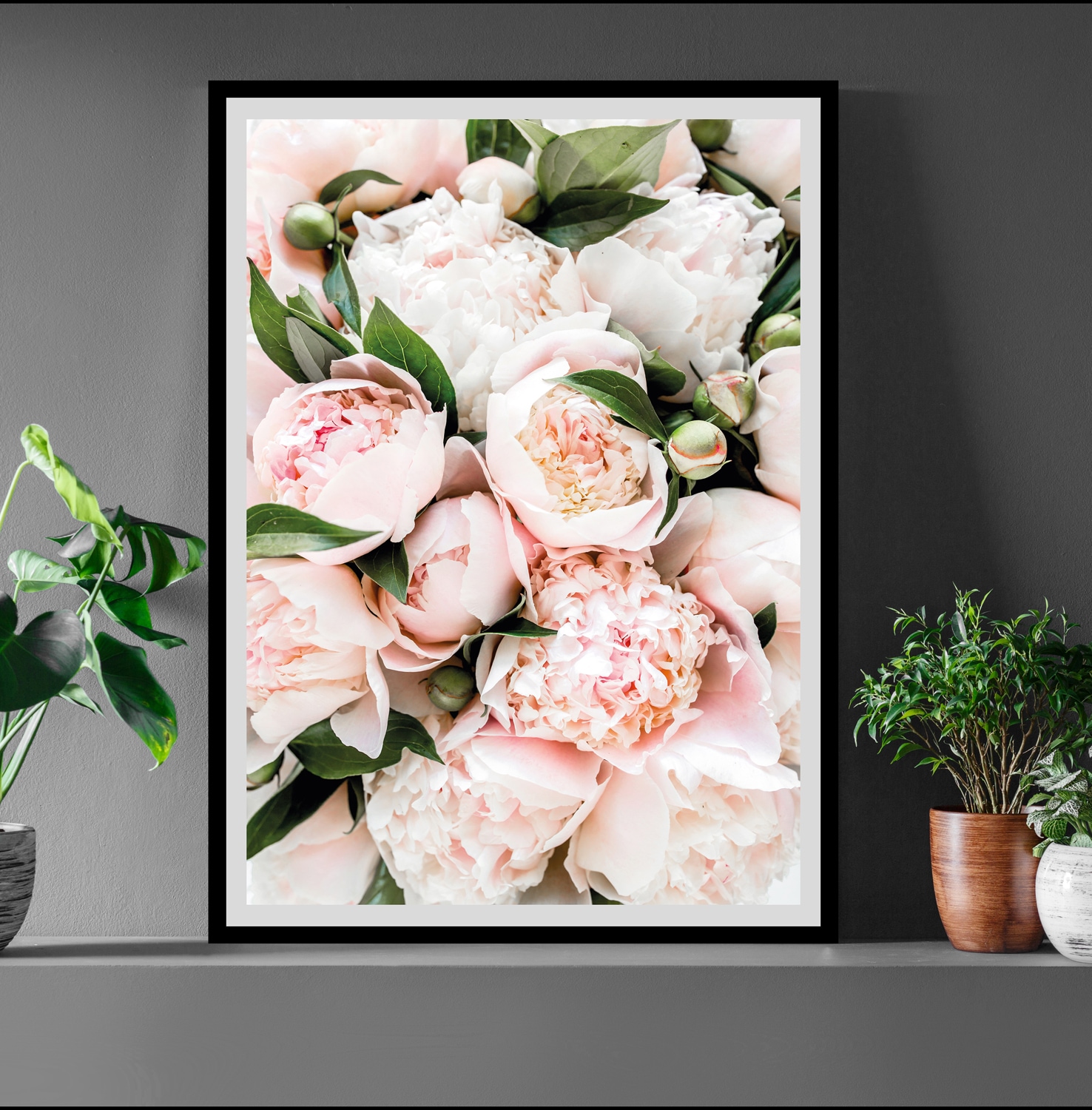Image of queence Bild "Stefanie" Blumen Foto Pflanzen Pflanzenbilder gerahmt, Rosen