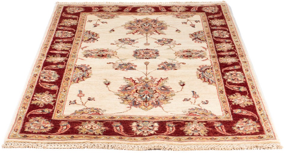Image of morgenland Orientteppich »Ziegler - 146 x 102 cm - beige«, rechteckig, 6 mm Höhe, Wohnzimmer, Handgeknüpft, Einzelstück mit Zertifikat bei Ackermann Versand Schweiz