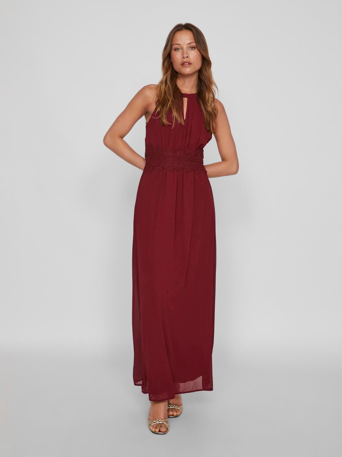 Vila Maxikleid »VIMILINA HALTERNECK MAXI DRESS - NOOS«