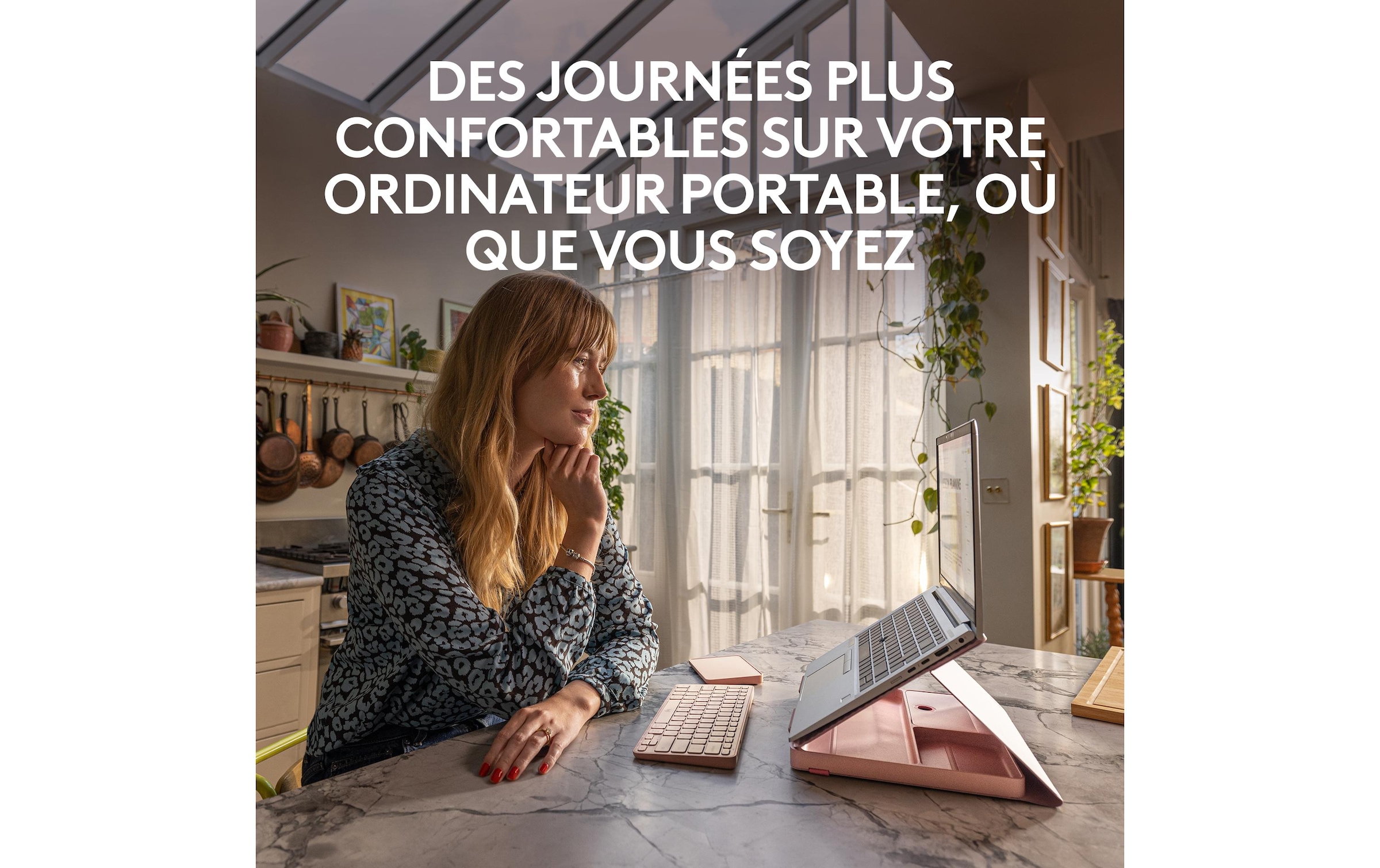 Logitech Clavier de tablette »Cover Casa Pop-Up Desk« ()