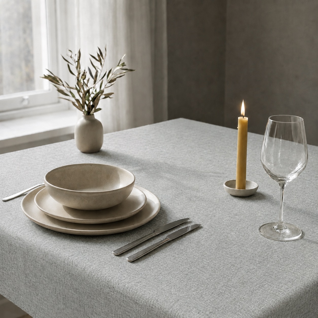 OTTO home Tischdecke "Meellon" unifarben, verschiedene Größen, Esszimmer, Wohnzimmer, Dekoration