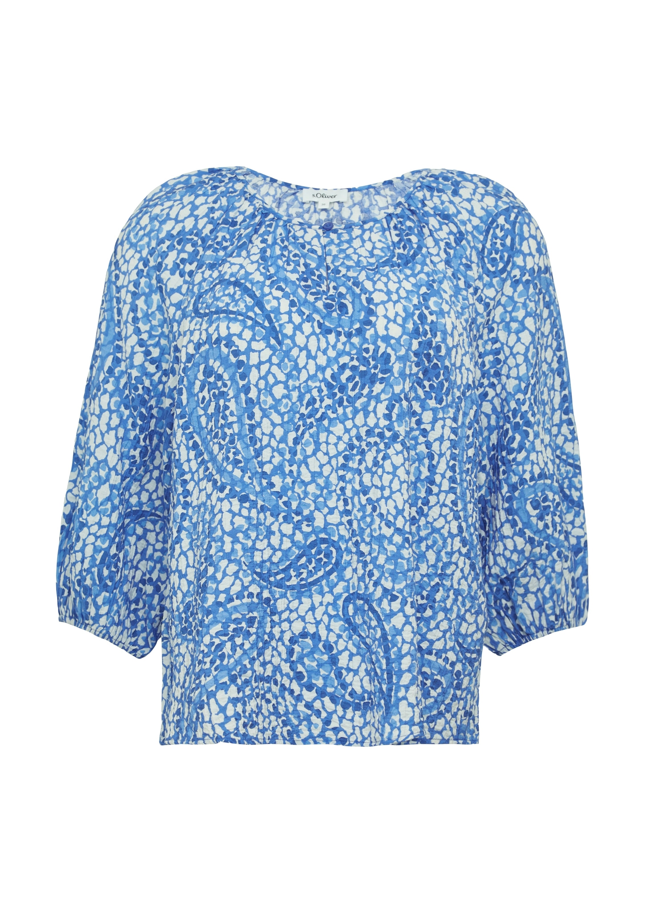 s.Oliver Blouse classique avec imprimé intégral