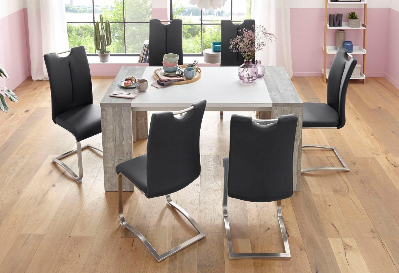 MCA furniture Freischwinger »Artos, TOPSELLER!«, (Set), 2 St., Kunstleder, Stuhl bis 140 Kg belastbar