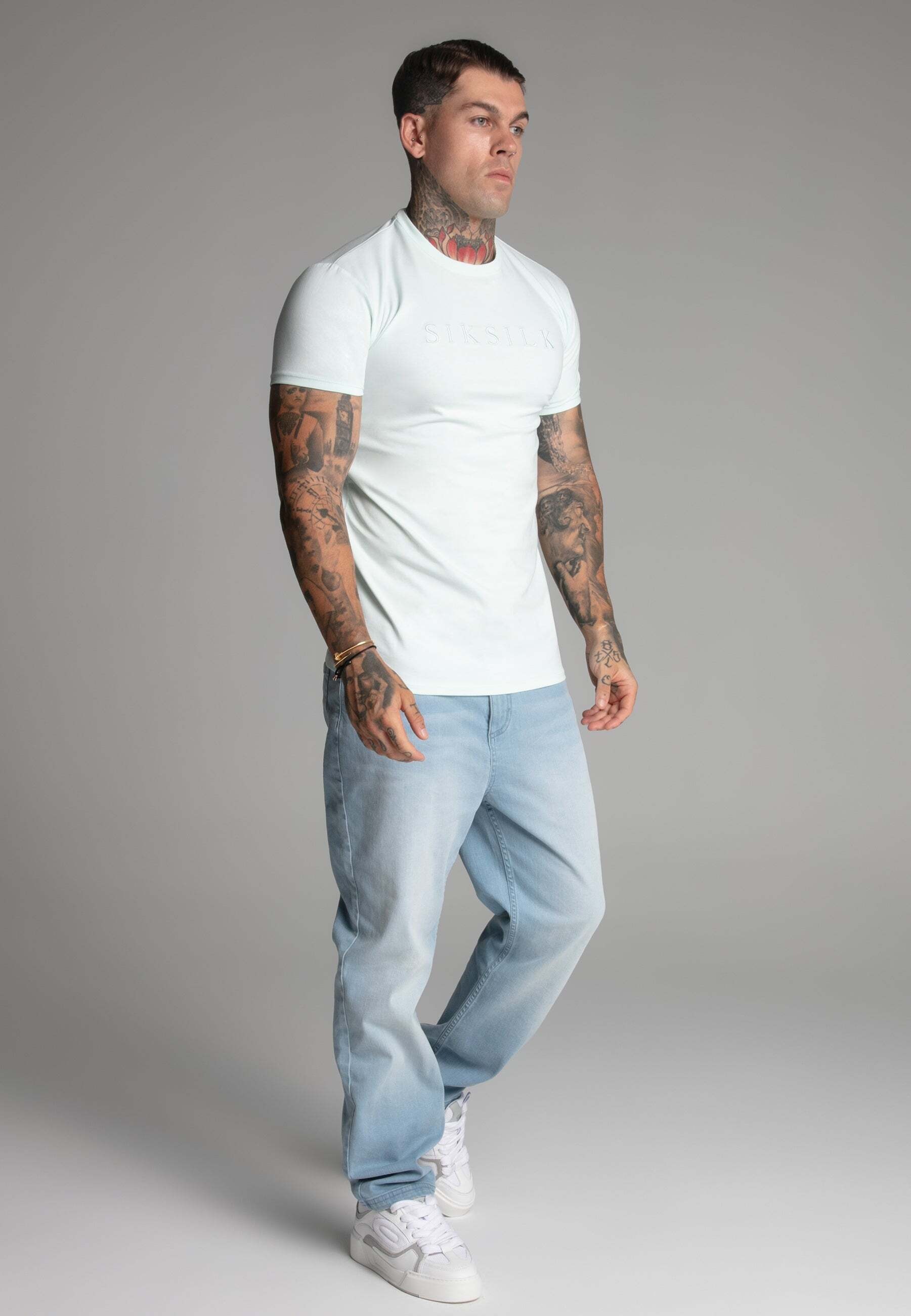 Siksilk T-Shirt »Siksilk T-Shirt Muscle Fit T-Shirt«