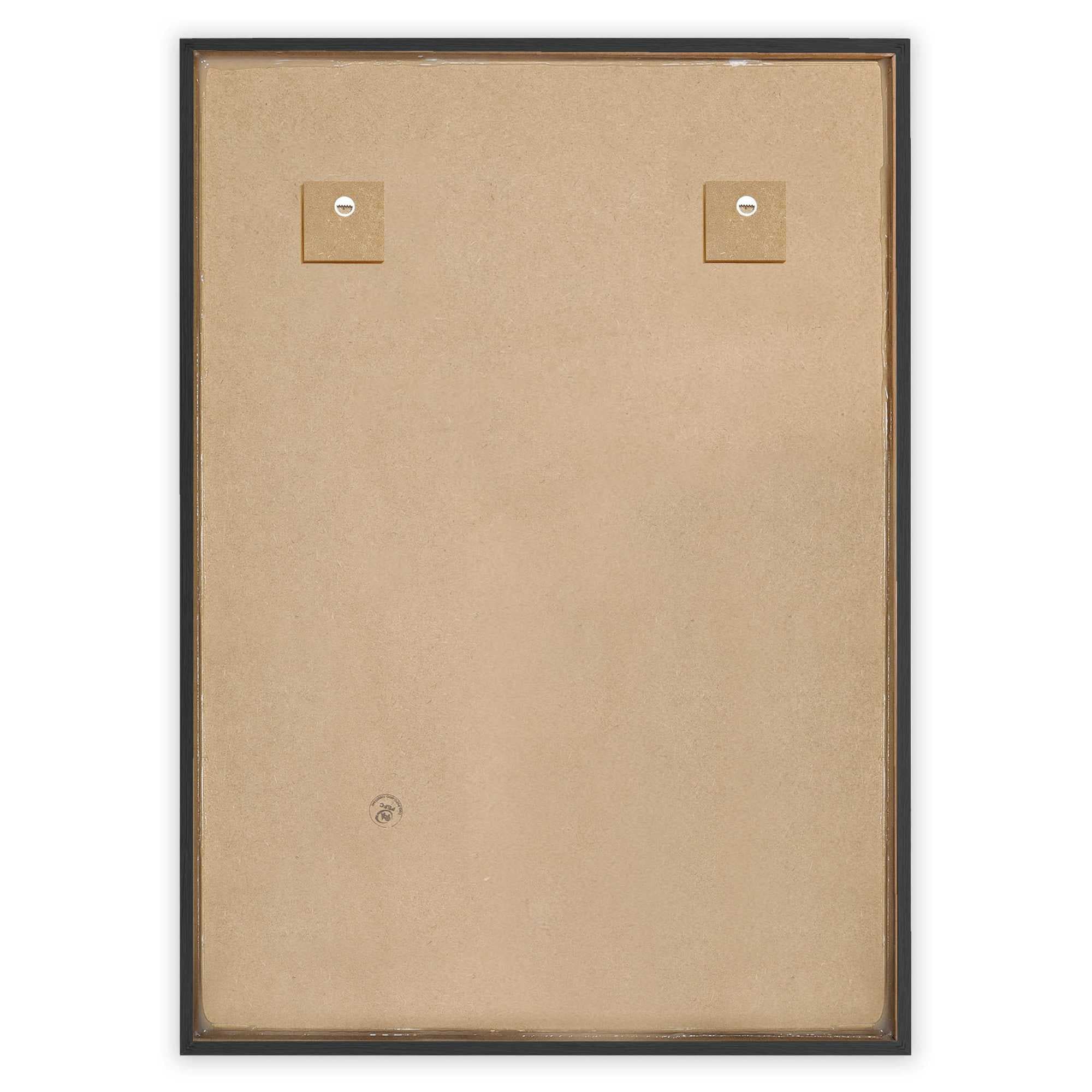 Reinders! Fresque murale »Organic Blocks schwarz« Wohnzimmer - Schwarz-Weiss - MDF - Abstrakt - 50x70 cm