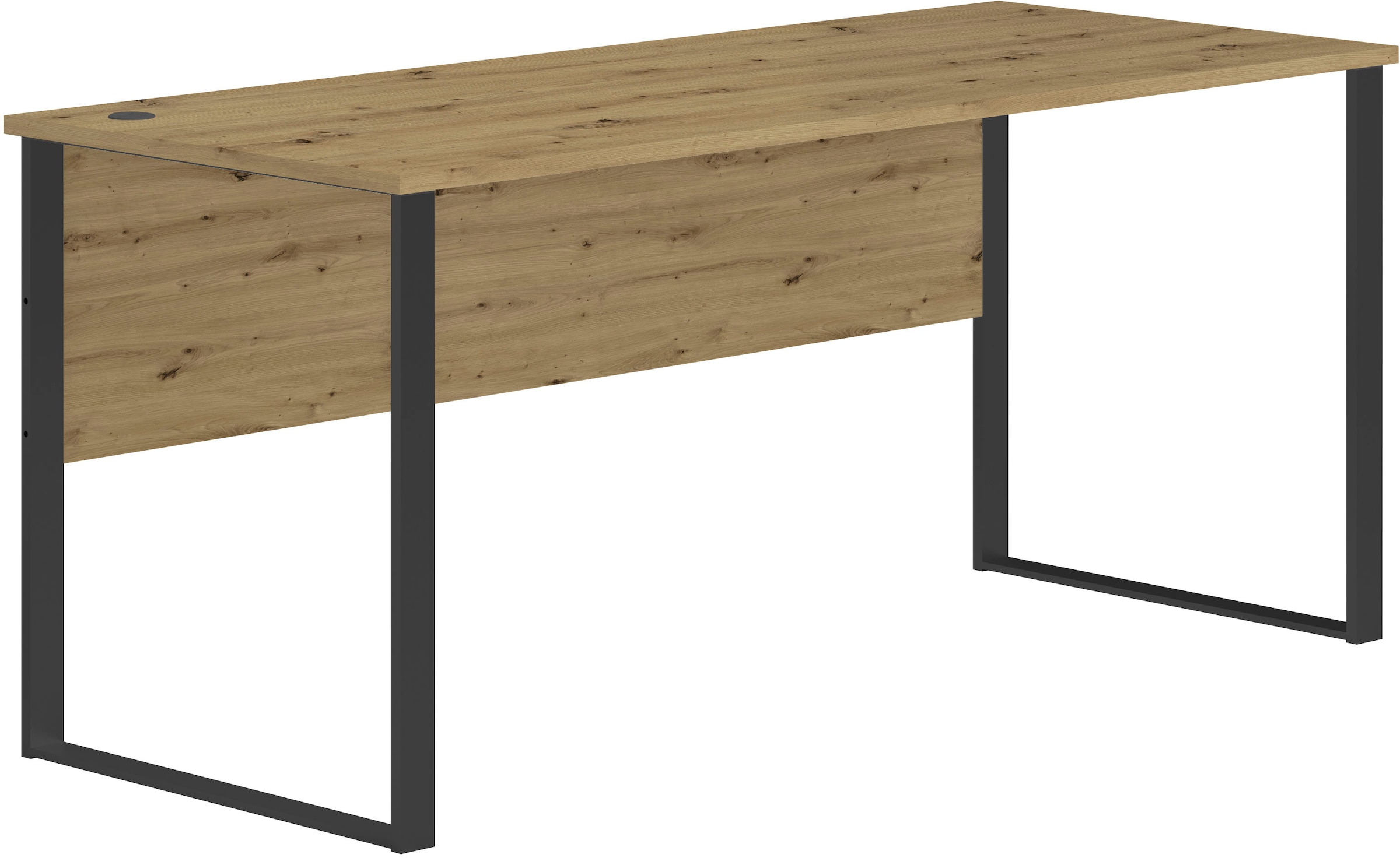 BEGA OFFICE Schreibtisch »Amanda« 1 Stk. tlg. Kabeldurchlass, Metallkufen, Breite 170 cm