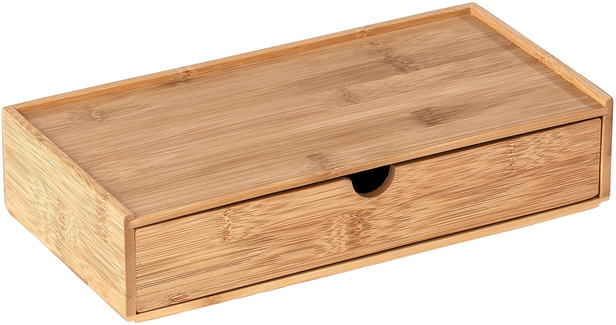 WENKO Organizer „Terra“, Aufbewahrungsbox, mit Schublade, ideal für Bad, Gäste-WC, Küche, Flur