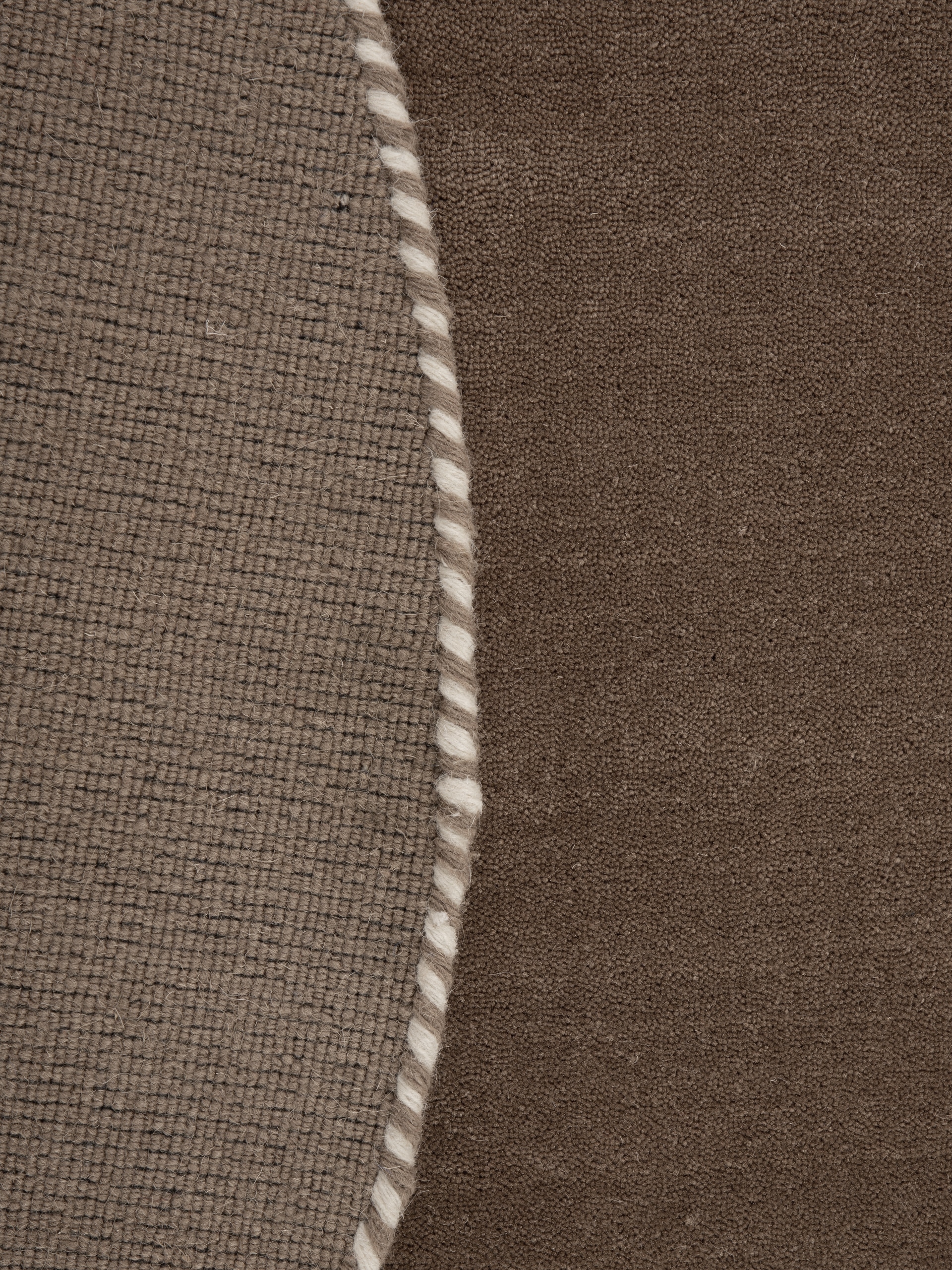 carpetfine Wollteppich »Gabbeh Lola Uni« rund 14 mm Höhe mit natürlichem Pflanzenmaterial von Hand gewebt, auch als Läufer