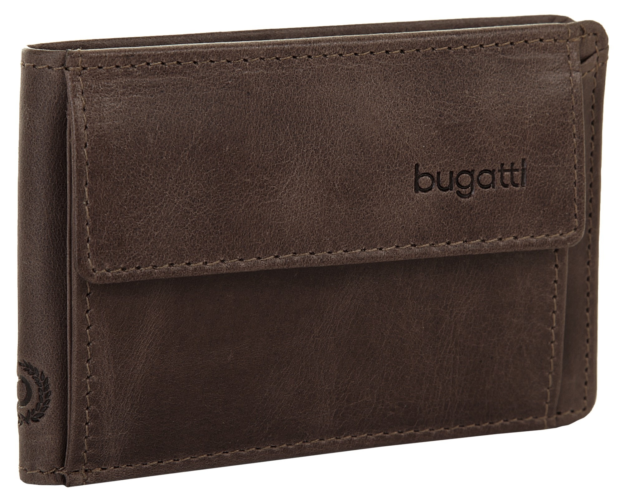 bugatti Geldbörse "BUGATTI Herren VOLO echt Leder" echt Leder