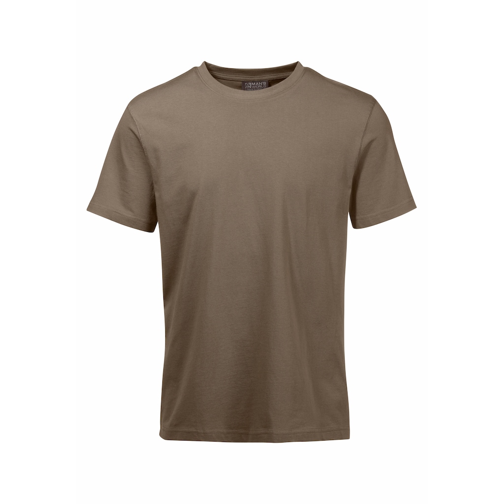 Man's World T-Shirt, (Packung, 3 tlg., 3er-Pack)