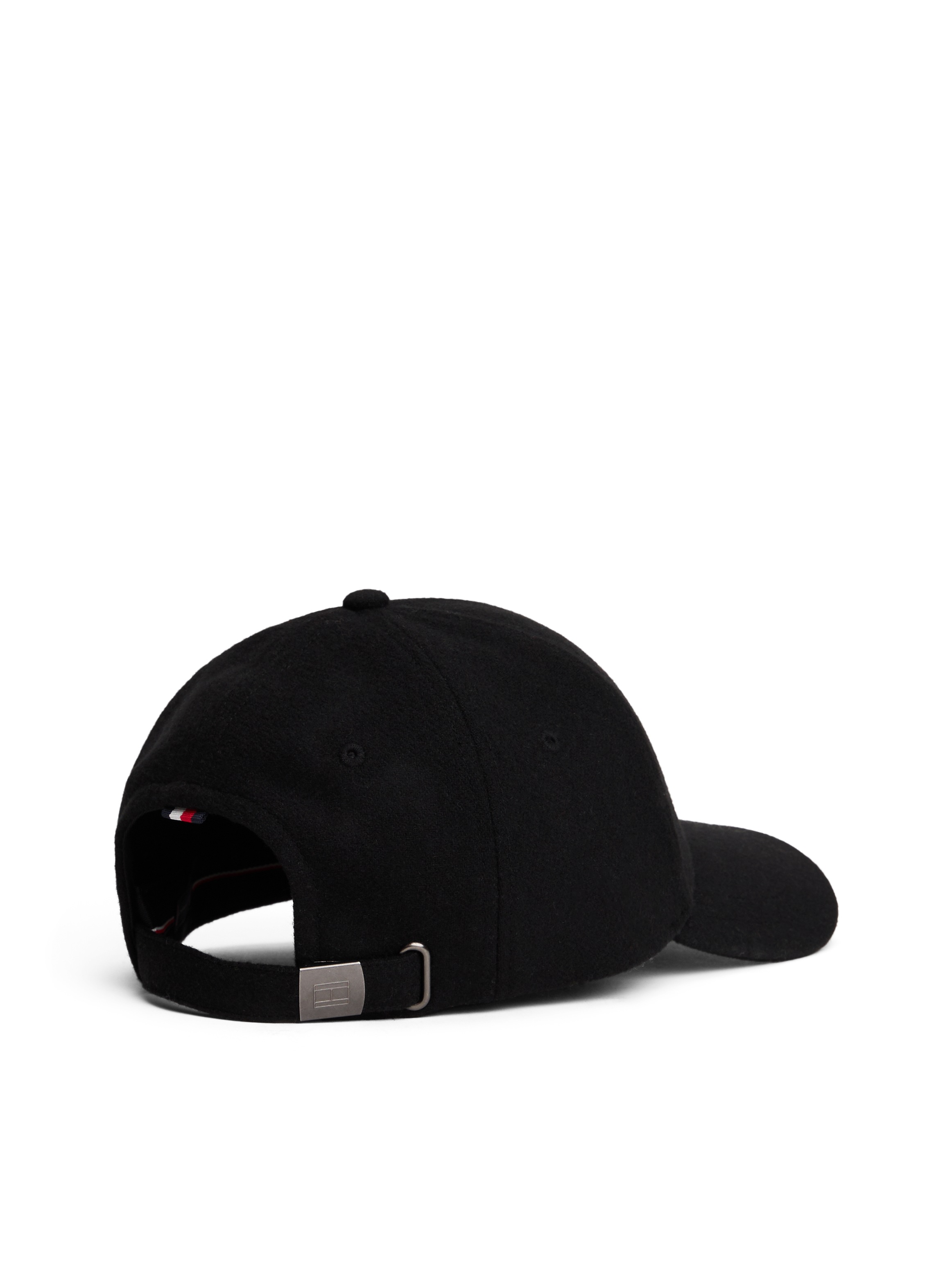 Tommy Hilfiger Baseball Cap »TH RWB 6 PANEL MELTON CAP«, aus Wollmix mit Flag aus Emaille