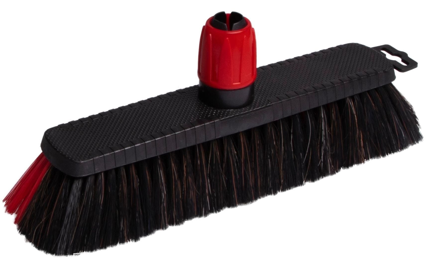 Kehrgarnitur »Edi Baur Heavy duty mit Teleskopstiel Rot«, aus Polypropylen