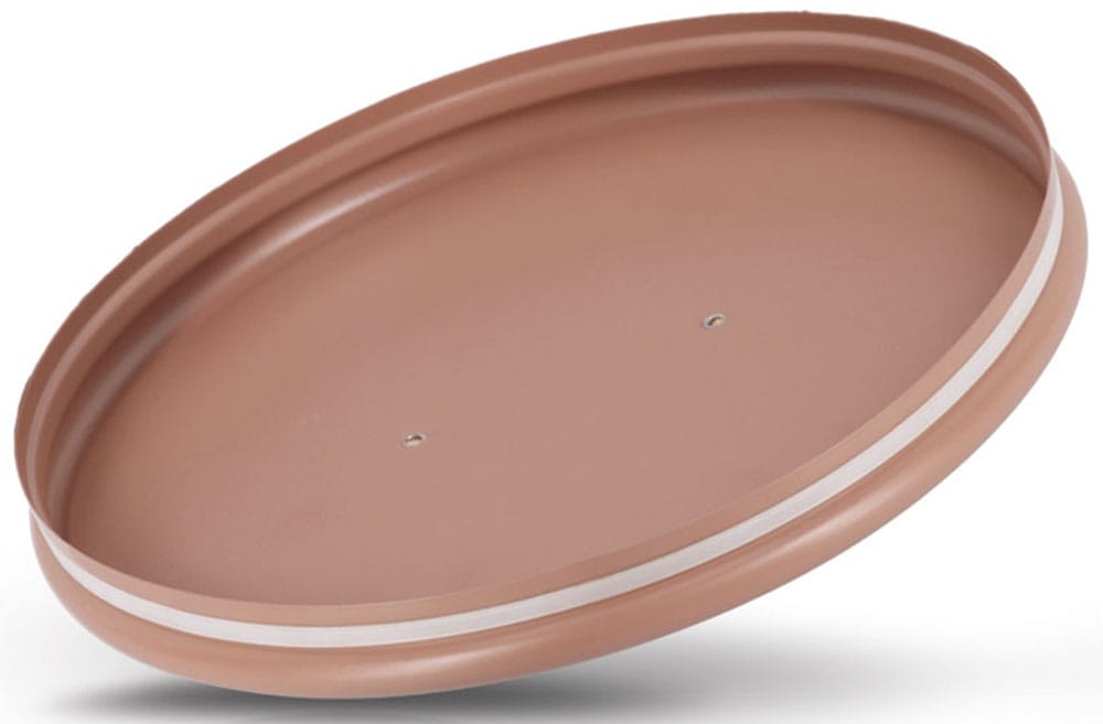 Zeller Present Boîte de rangement »2400 ml, Metall/Gummibaum, mocca« Trendfarbe, Holzgriff, Aromaschutz