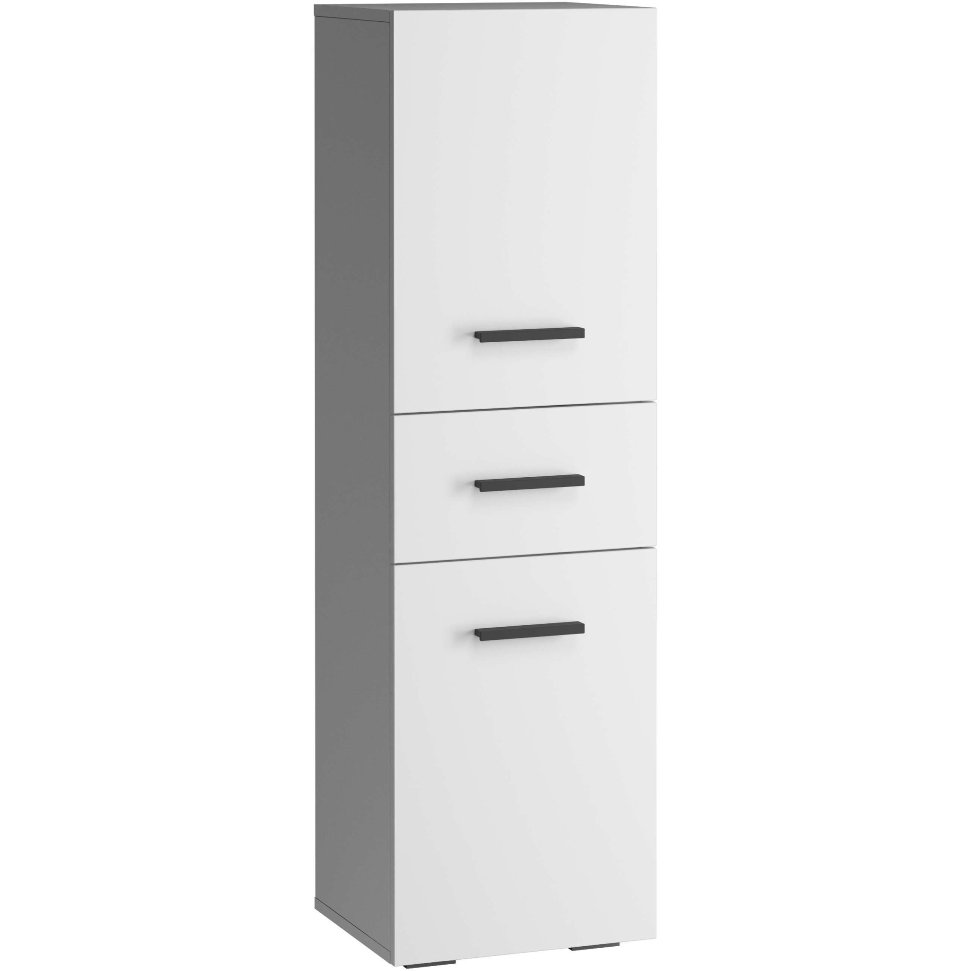 Image of welltime Midischrank "Skara" verstellbarer Einlegeböden hinter jeder Tür, Breite 38 cm, Höhe 130 cm