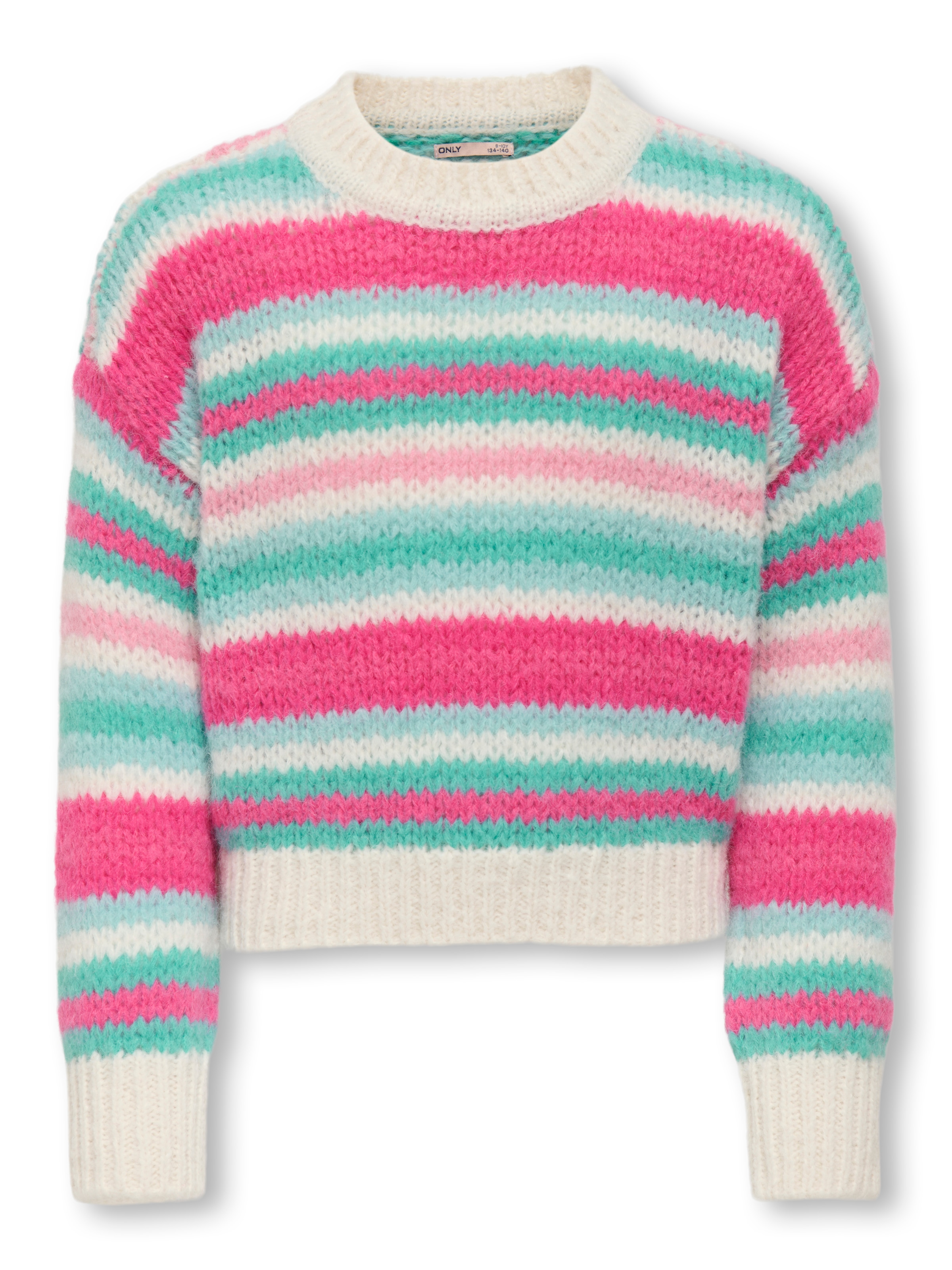 Image of KIDS ONLY Strickpullover "KOGALYSSA LIFE LS STRIPE O-NECK CP KNT"