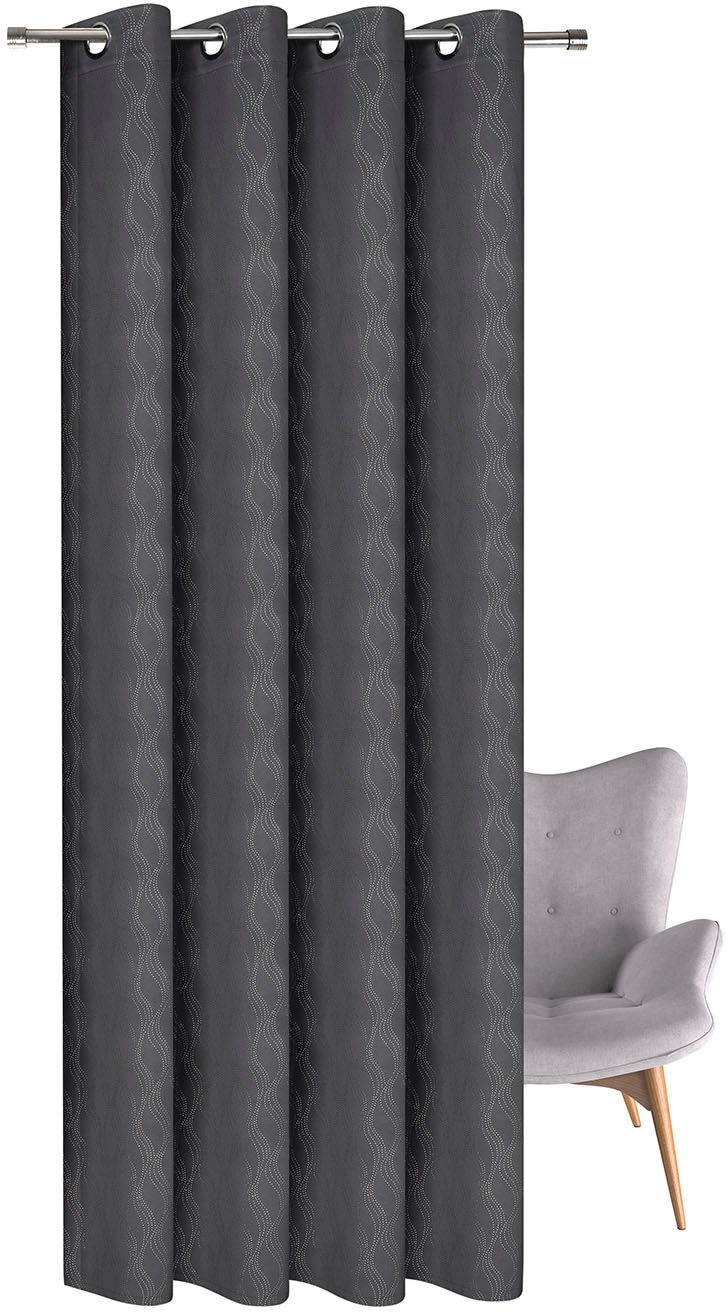 Gerster Vorhang »Neela« Ösen 1 Stk. tlg. Blickdichter Ösenschal "Neela"