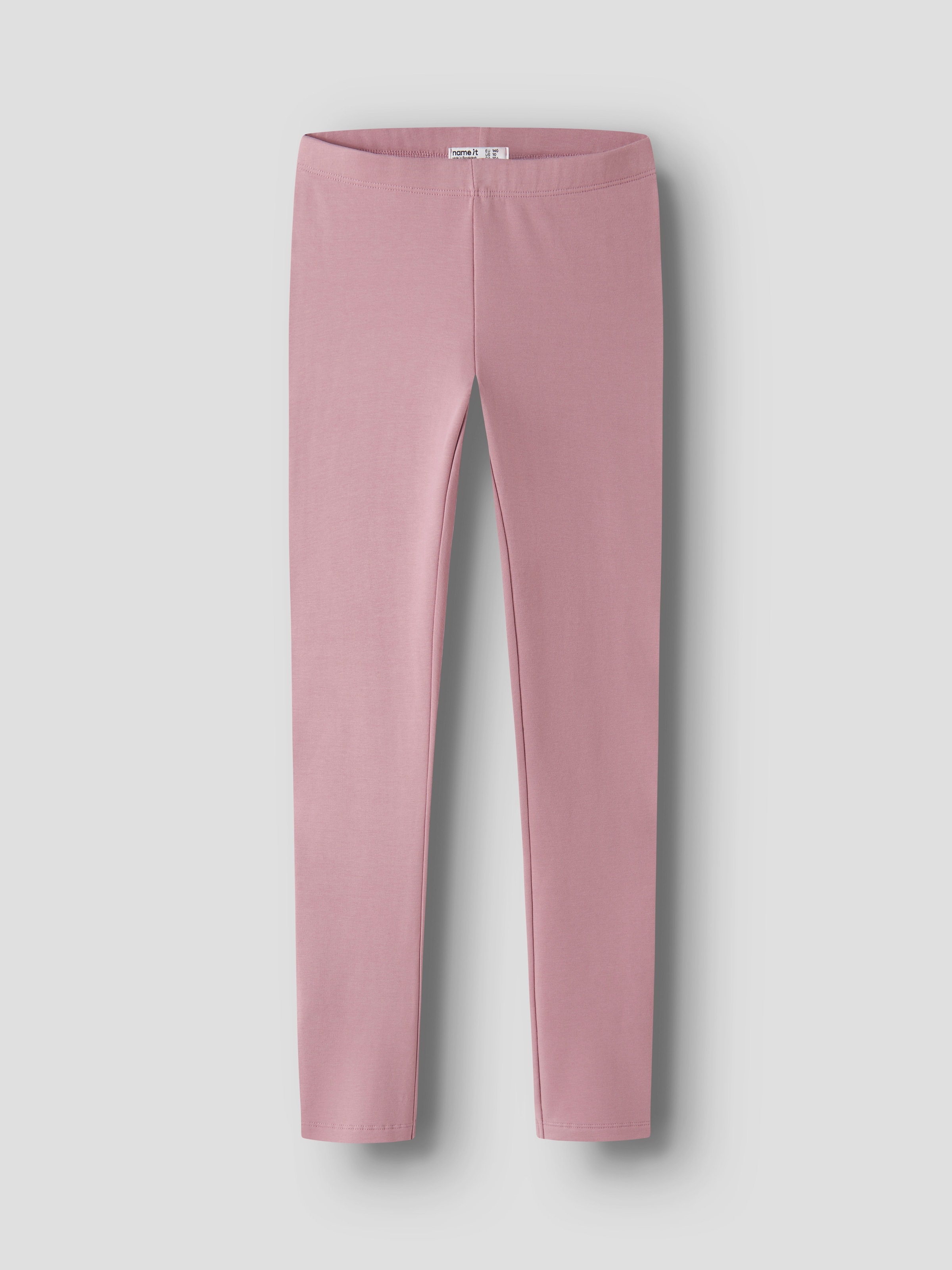 Name It Leggings »NKFDAVINA SOLID SWE LEGGING BRU N NOOS«  mélange coton, intérieur gratté, coupe régulière