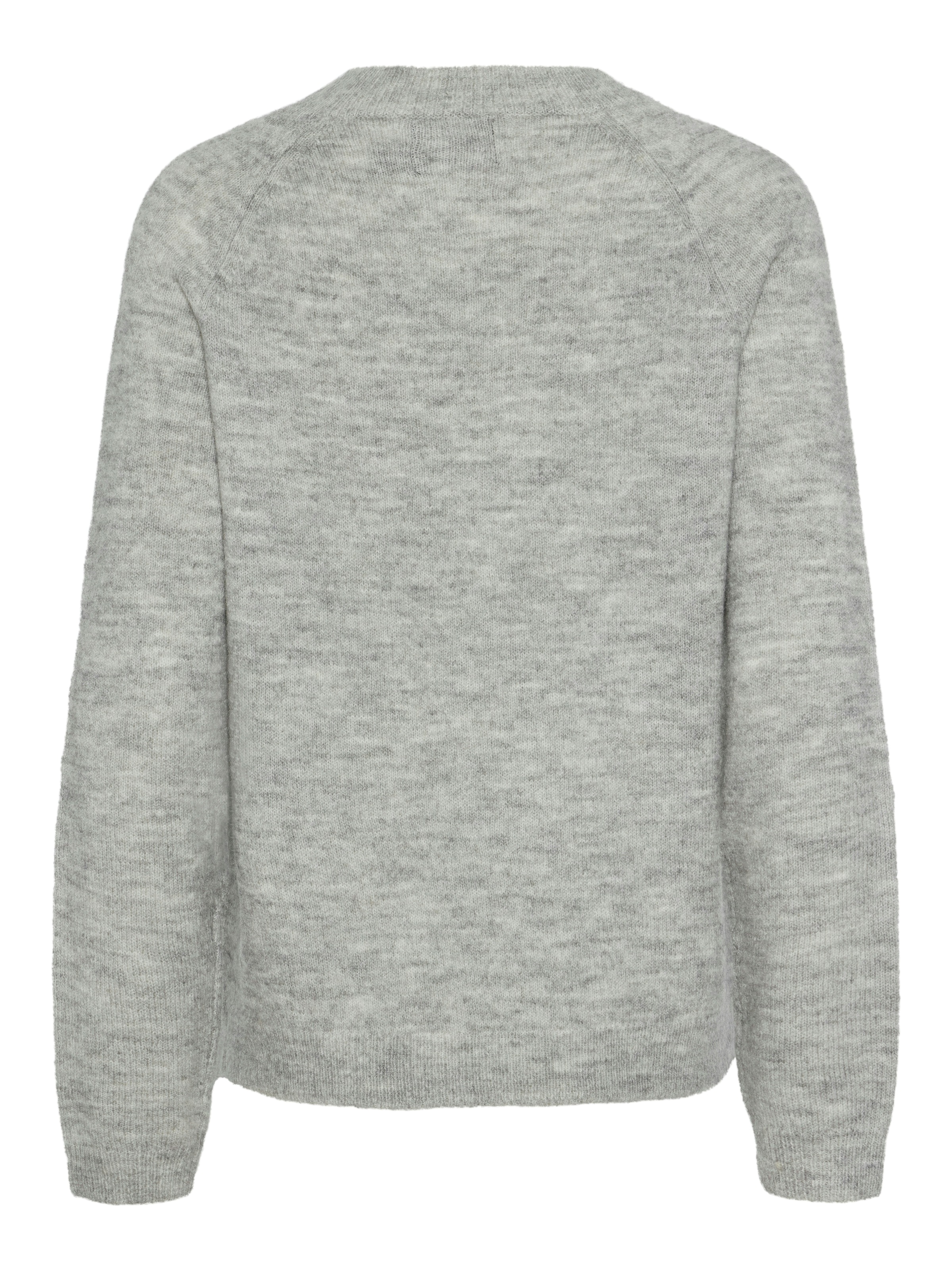 pieces Strickpullover »PCJULIANA LS O-NECK KNIT NOOS BC«