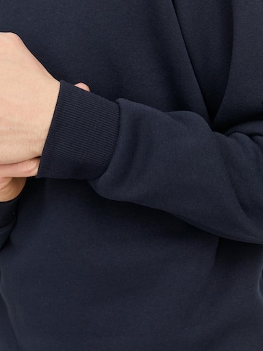 Jack & Jones Sweatshirt »JJEBRADLEY SWEAT CREW NOOS«, mit Rippbündchen
