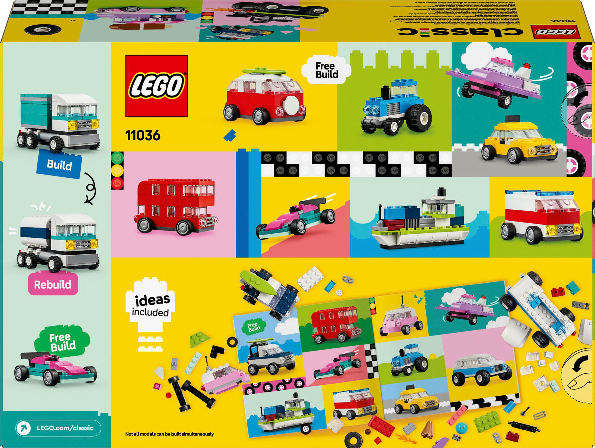 LEGO® Pions de construction »Kreative Fahrzeuge (11036), LEGO Classic« Made in Europe