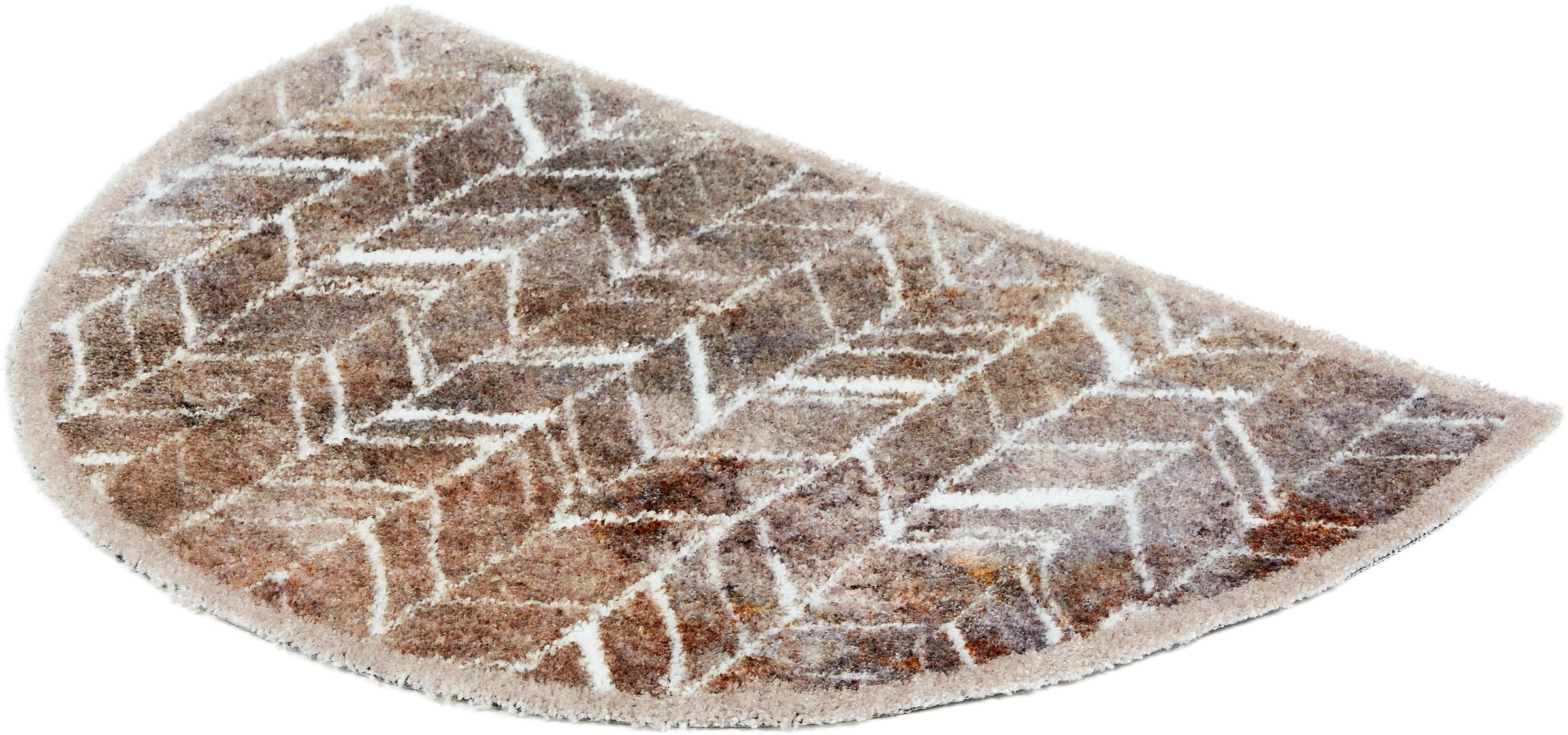 ASTRA Fussmatte »Pure&Soft 018« halbrund 7 mm Höhe Sauberlaufmatte, weiche Oberfläche, waschbar, rutschfest