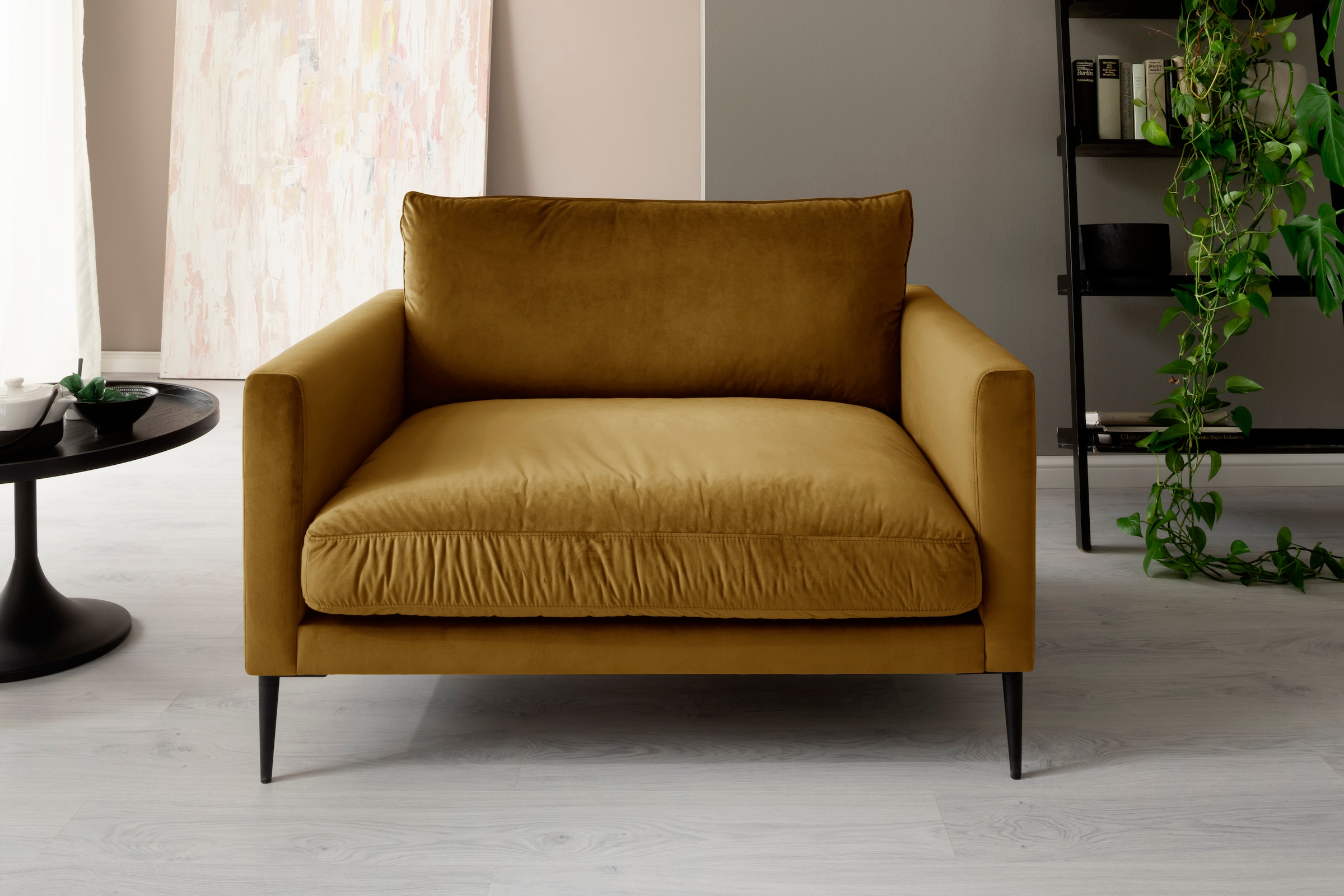 Trends by HG Sessel »Svea«, mit Metallfuss, frei im Raum stellbar