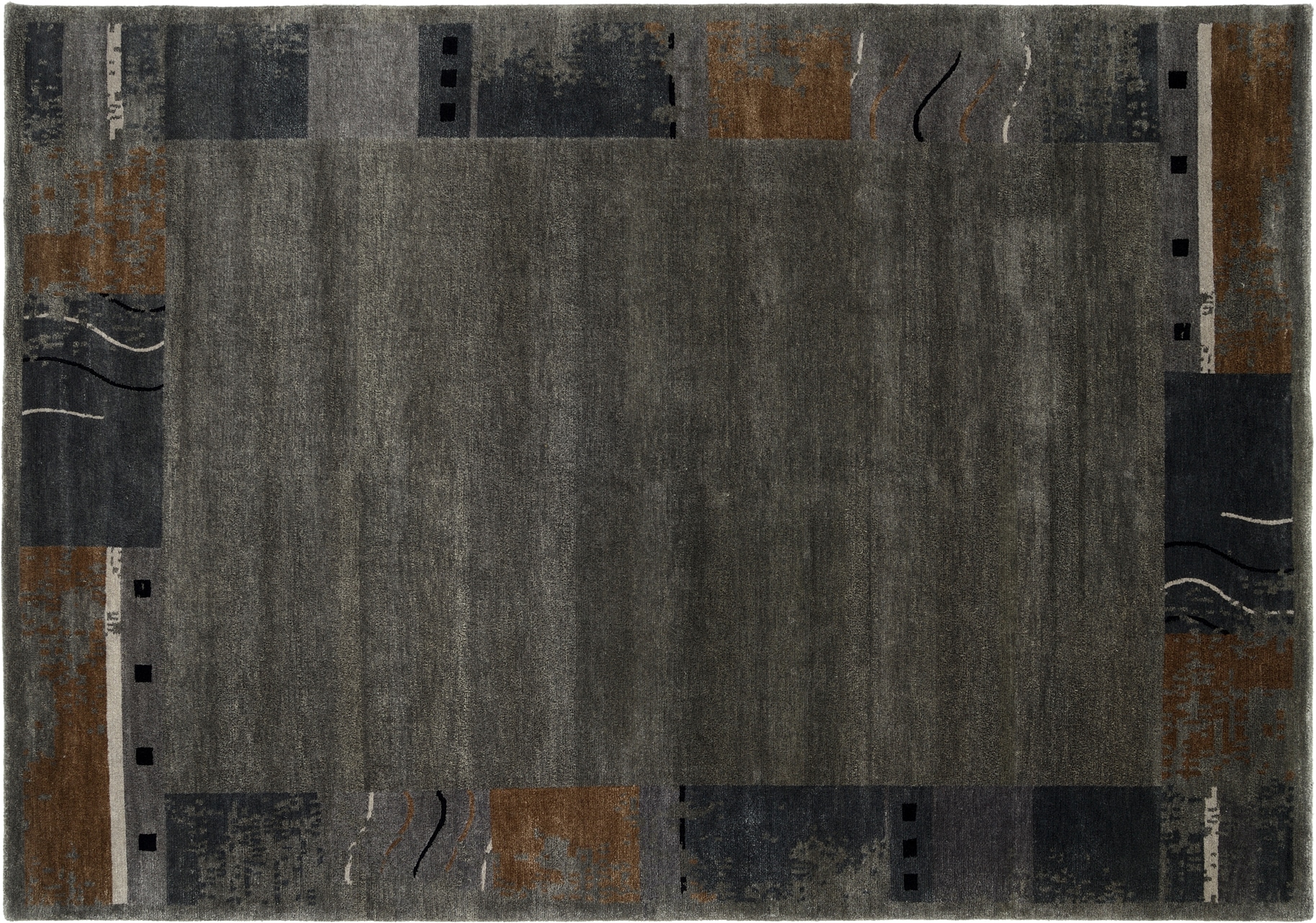 OCI DIE TEPPICHMARKE Teppich »AWARD ULKA« rechteckig 10 mm Höhe handgeknüpft, echter Design Teppich aus Nepal. 100% Naturfaser