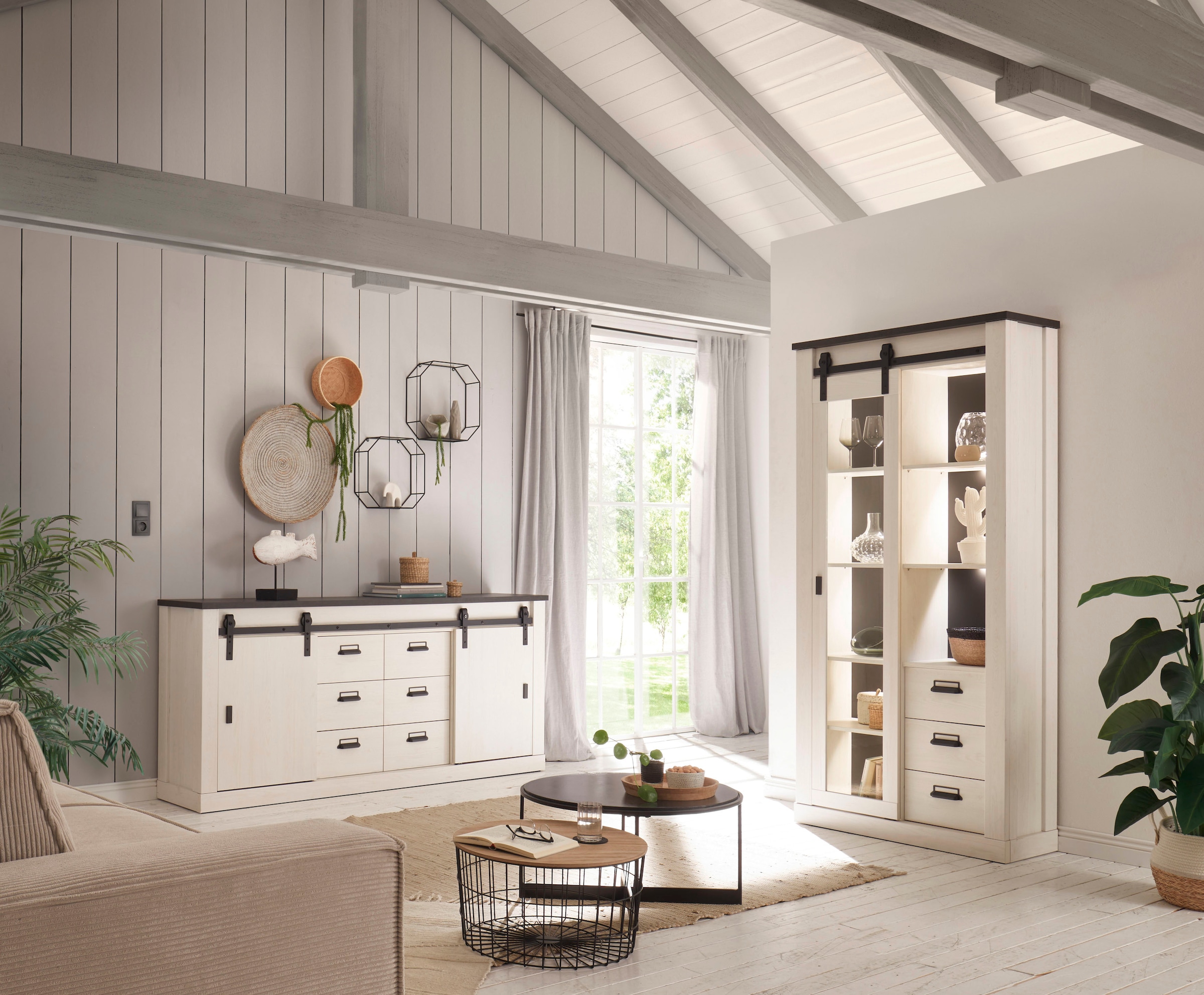 Home affaire Wohnwand »SHERWOOD« 2 Stk. tlg.