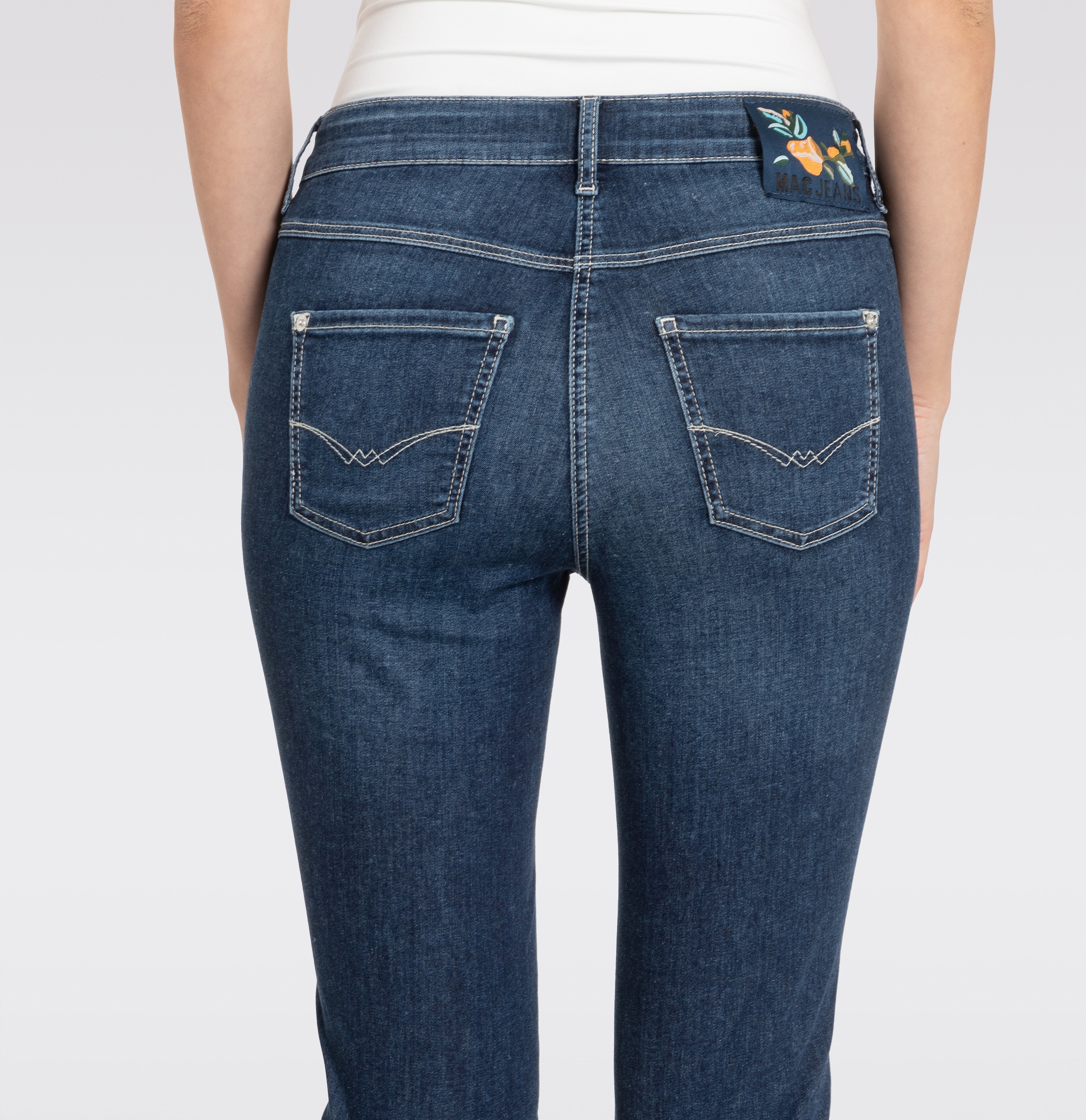 MAC Caprijeans »Dream-Sum« Bequemer Sitz mit krempelbarem Saum