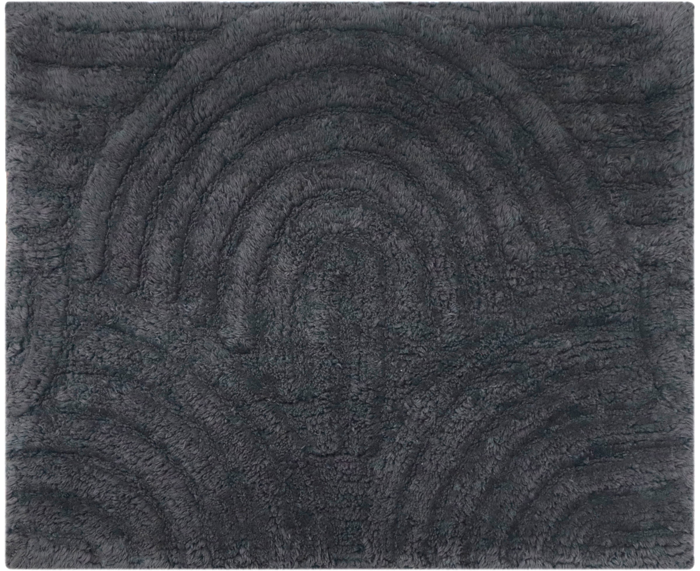 my home Tapis de bain »Juna, Badvorleger, Badezimmer Teppich, Zen, Scandi, Boho« Höhe 15 mm Baumwolle, Hoch-Tief-Effekt, weich