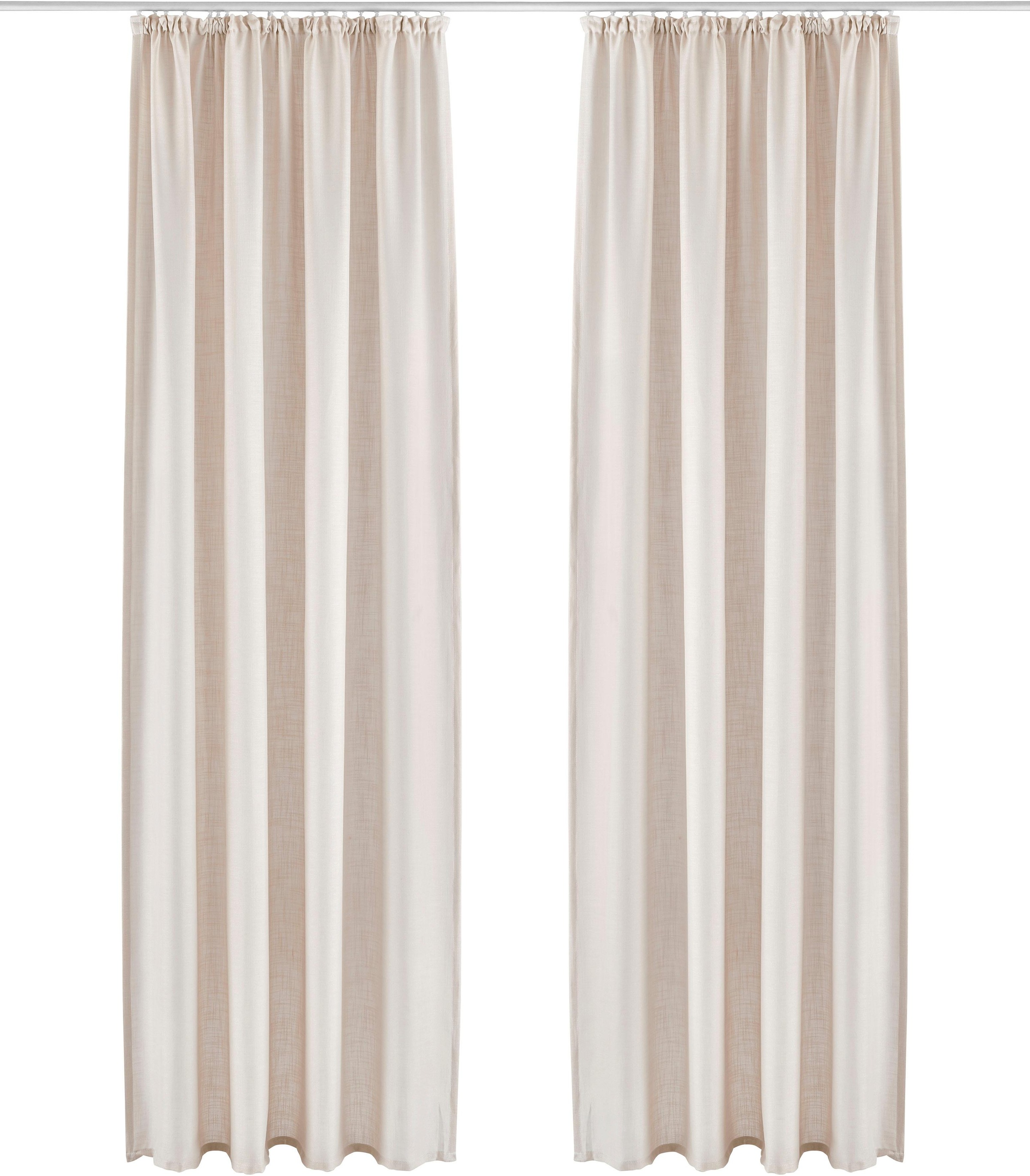 Image of my home Gardine »Nora«, (1 St.), Blickdicht, Leinenlook, Polyester bei Ackermann Versand Schweiz