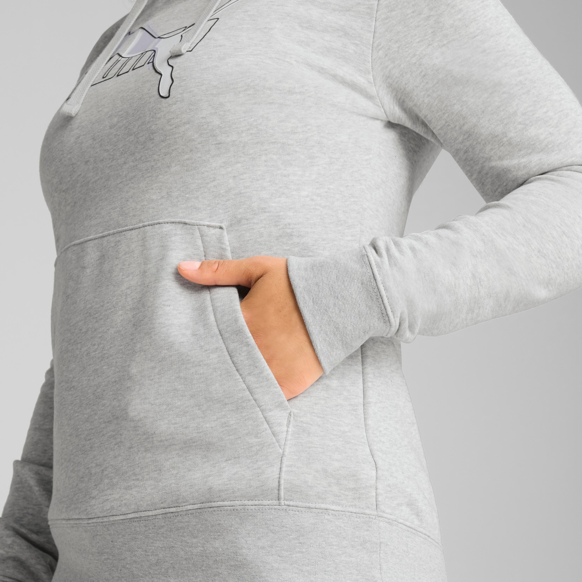 PUMA Sweat à capuche »ESS LOGO LAB HOODIE TR«, avec poche kangourou, capuche réglable, avec application imprimée
