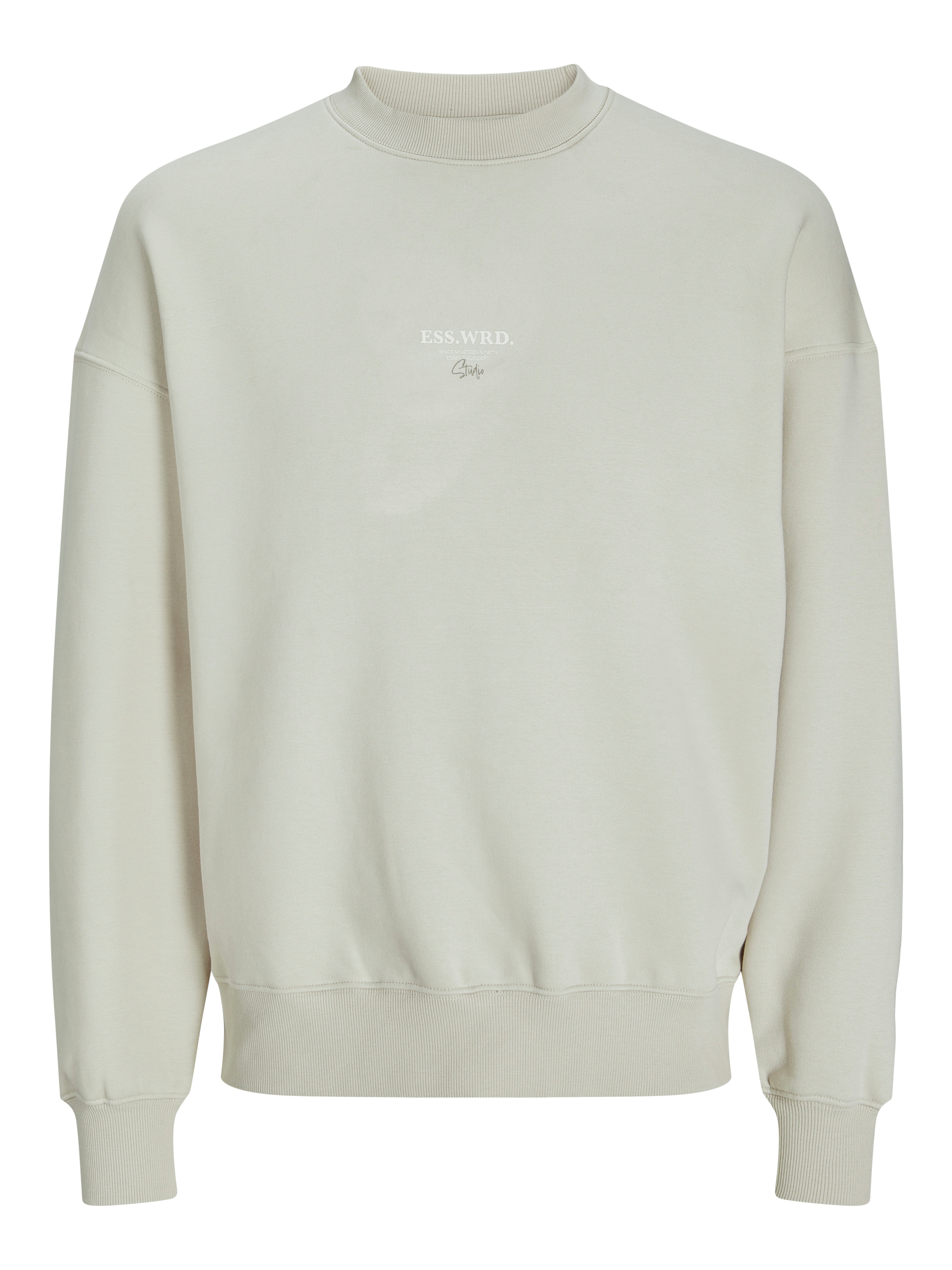 Jack & Jones Sweatshirt »JJEURBAN EDGE STUDIO SWEAT CREW NOOS«, mit Front und Back Print