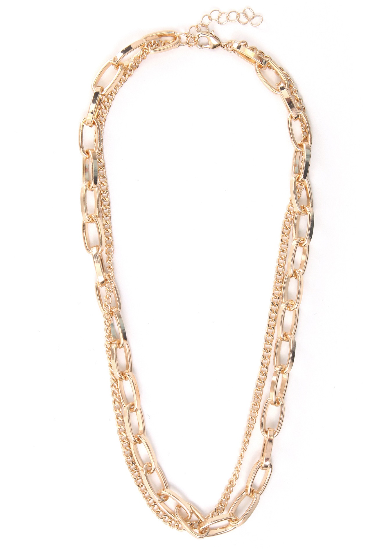 Image of J.Jayz Collier »mehrreihig, vergoldfarbenete Gliederkette« bei Ackermann Versand Schweiz