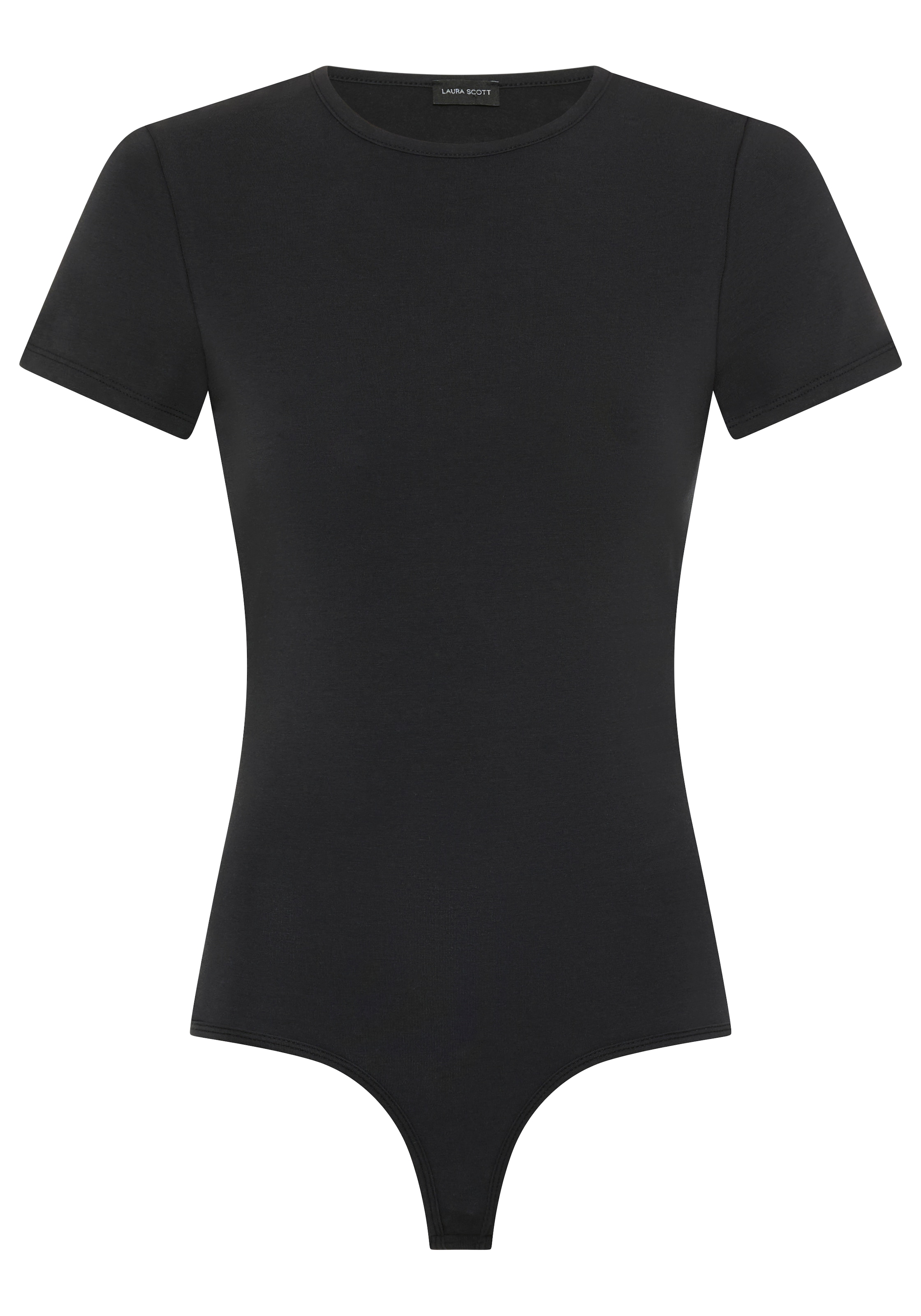 Laura Scott Kurzarmbody im Basic Stil, aus Baumwolle und Elasthan