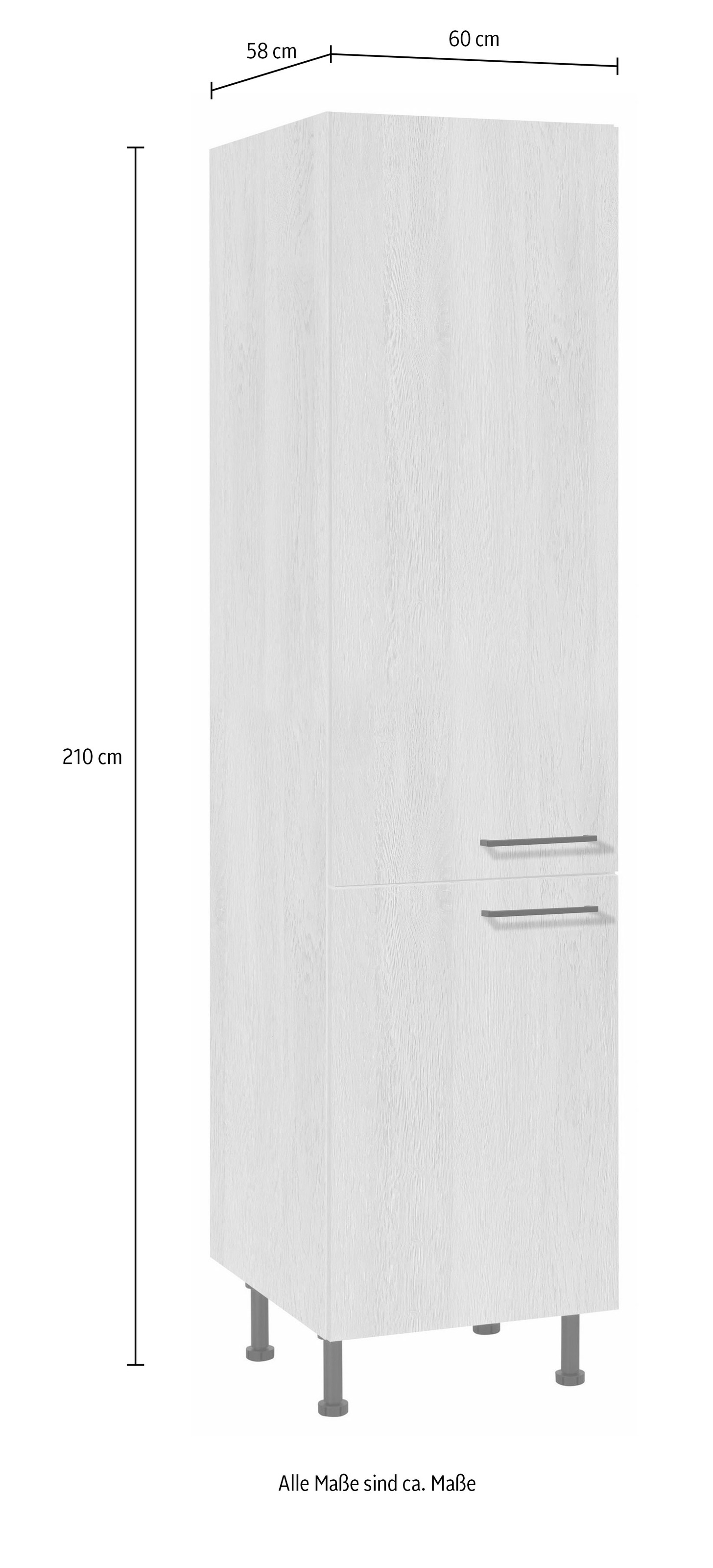 wiho Küchen Seitenschrank »Nisos« 60 cm breit, höhenverstellbare Füsse
