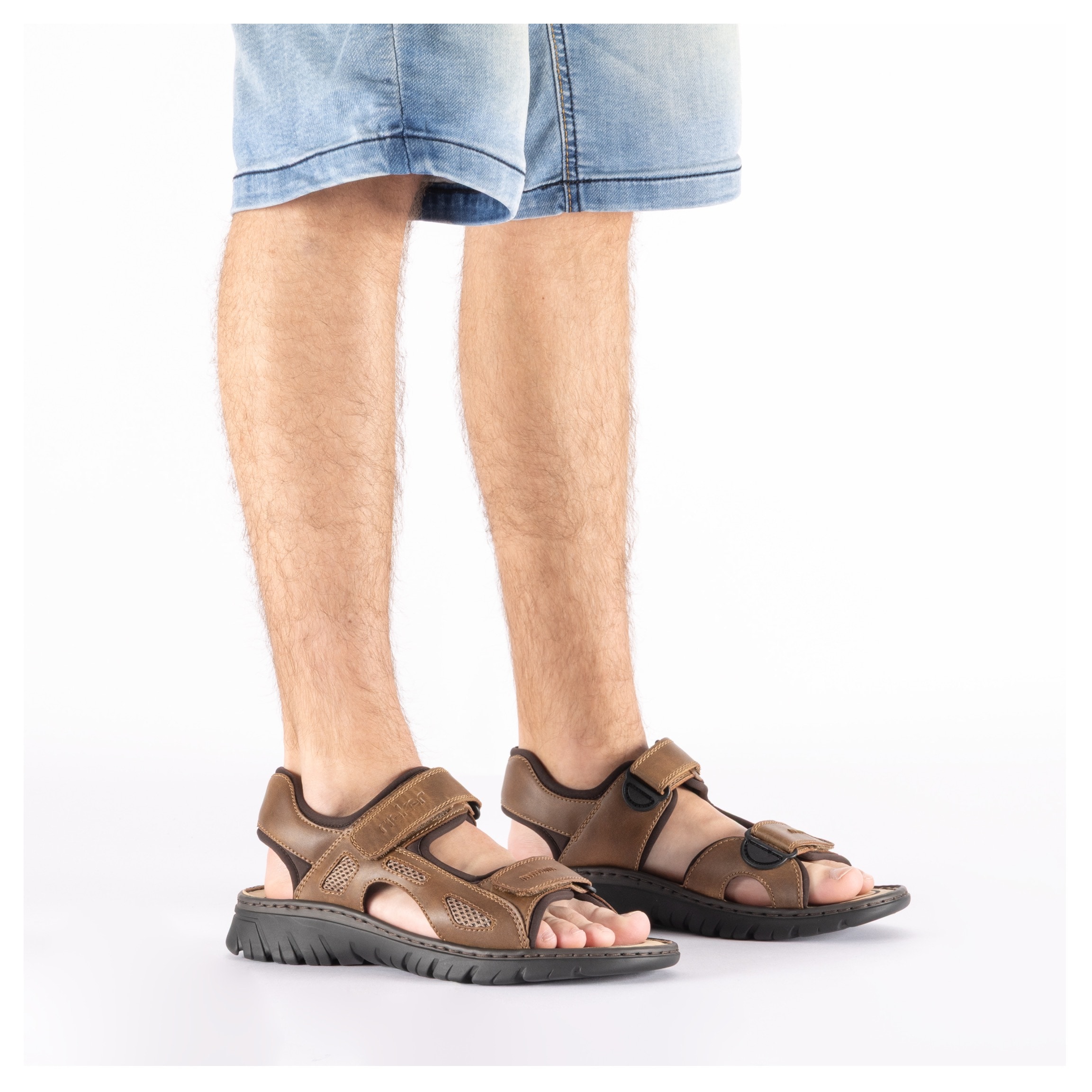 Rieker Sandale  Chaussure d'été, chaussure à scratch, sandale d'extérieur, style trekking