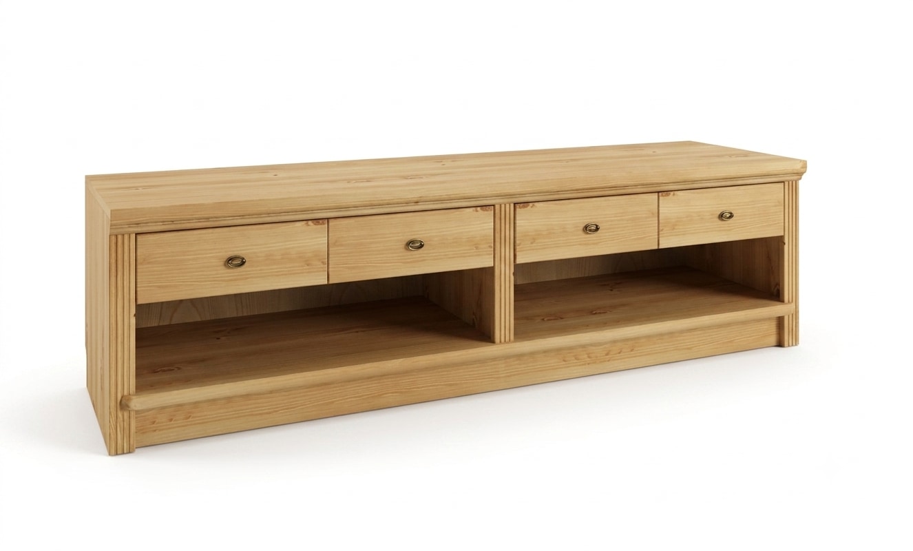 GOODproduct Wohnwand »Soeren, 1 Standregal, 1 Wandregal, 1 TV-Lowboard, 1 Bücherregal« Set, 4 Stk. tlg.