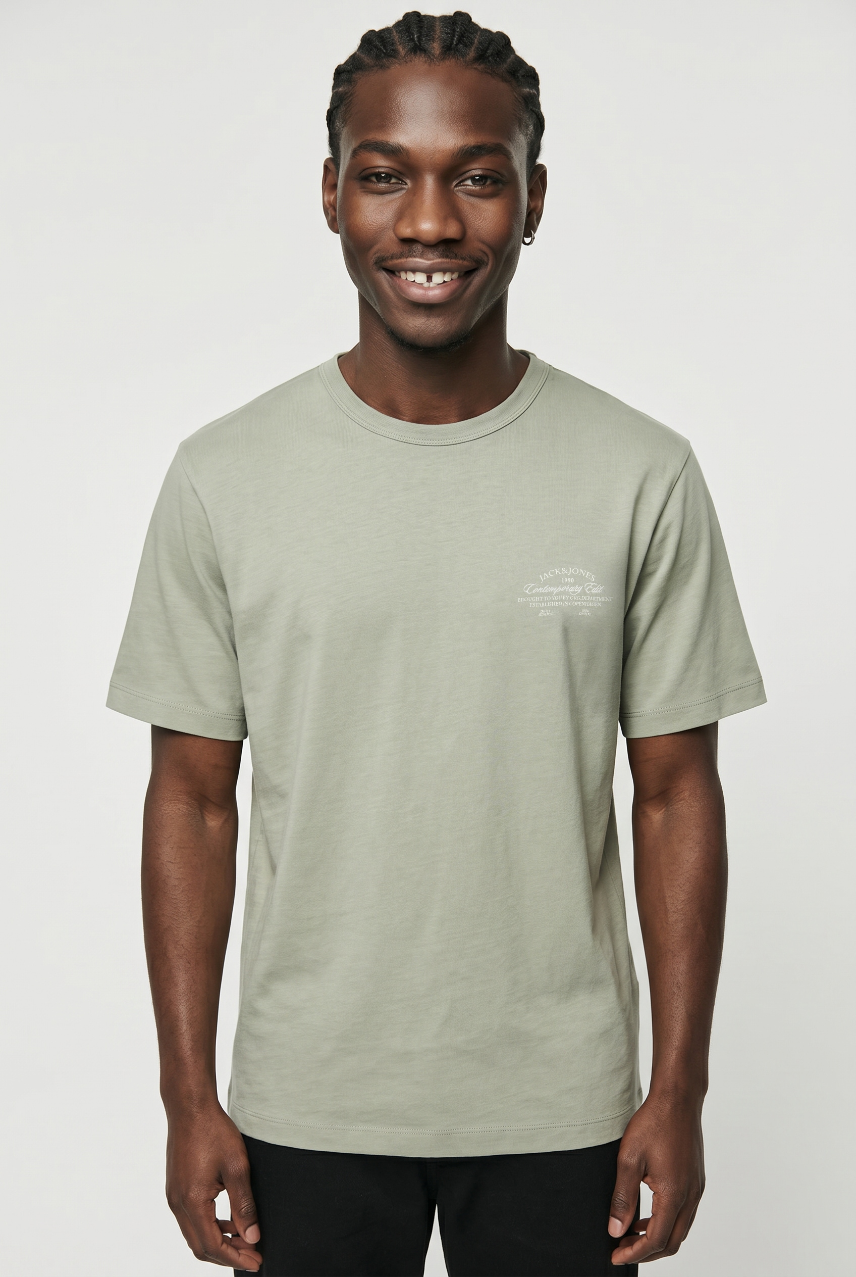 Image of Jack & Jones T-Shirt "JORNANTUCKET SCRIPT CHEST TEE CN"