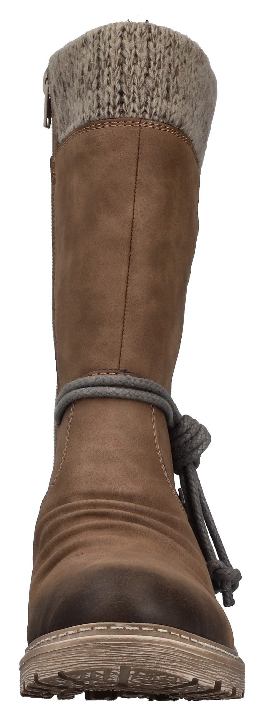 Rieker Bottes d'hiver  bottes d’hiver, talon bloc, membrane TEX, bord tricoté