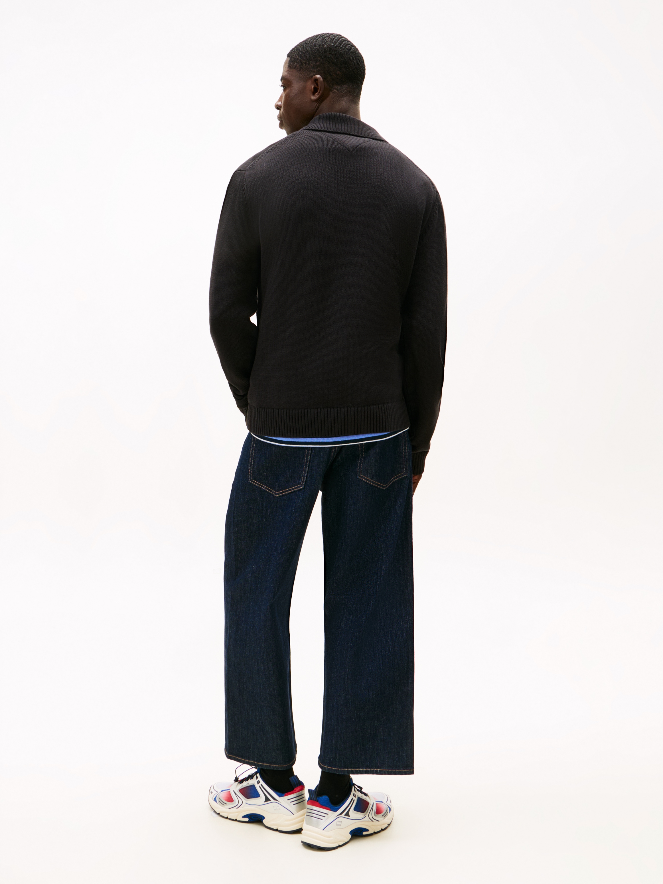 Tommy Jeans Polokragenpullover »TJM ESSENTIAL POLO« slim fit, Feinstrick