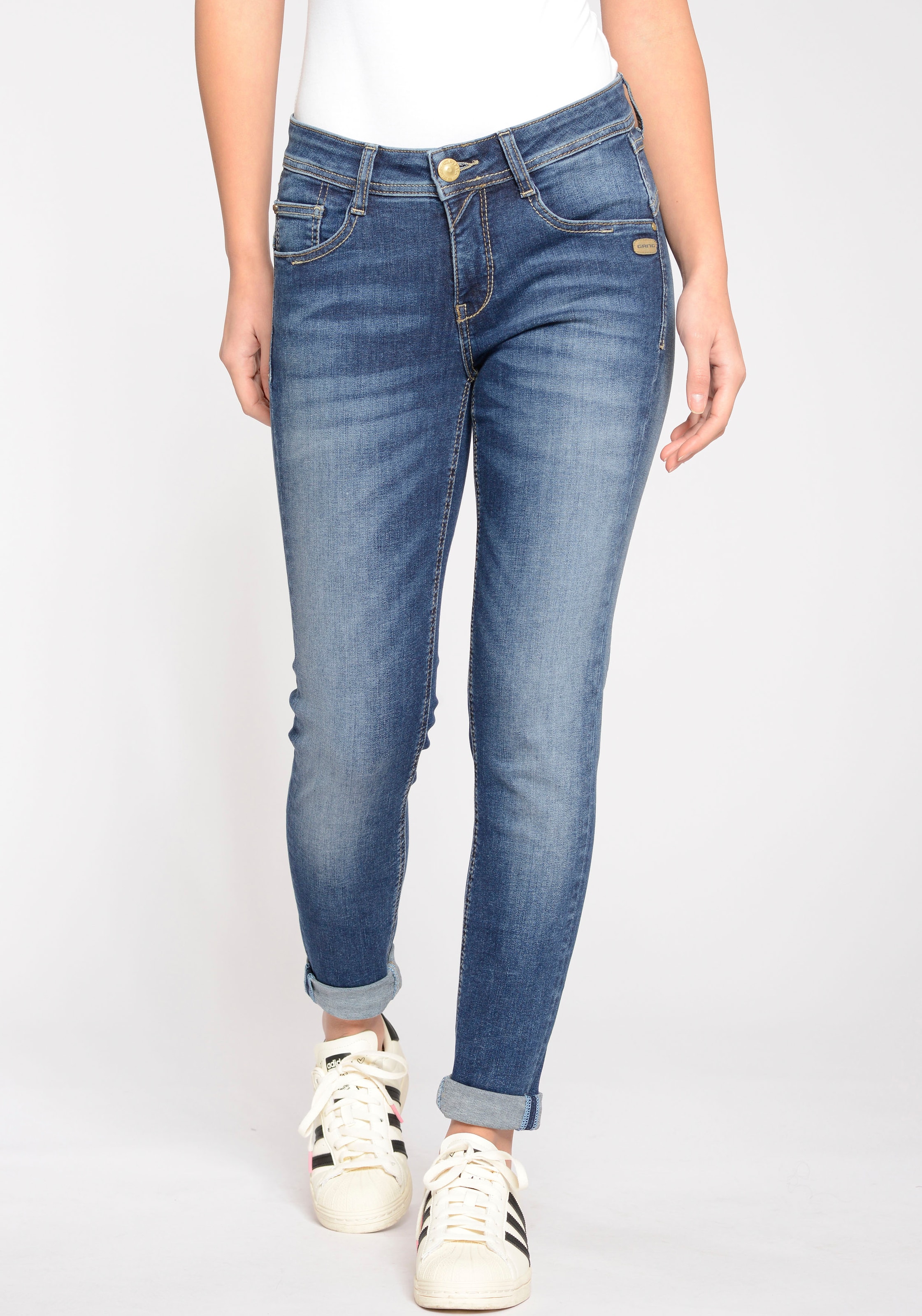 GANG Relax-fit-Jeans »94AMELIE RELAXED«, aus der ECO LINE mit Bio-Baumwolle und Stretch